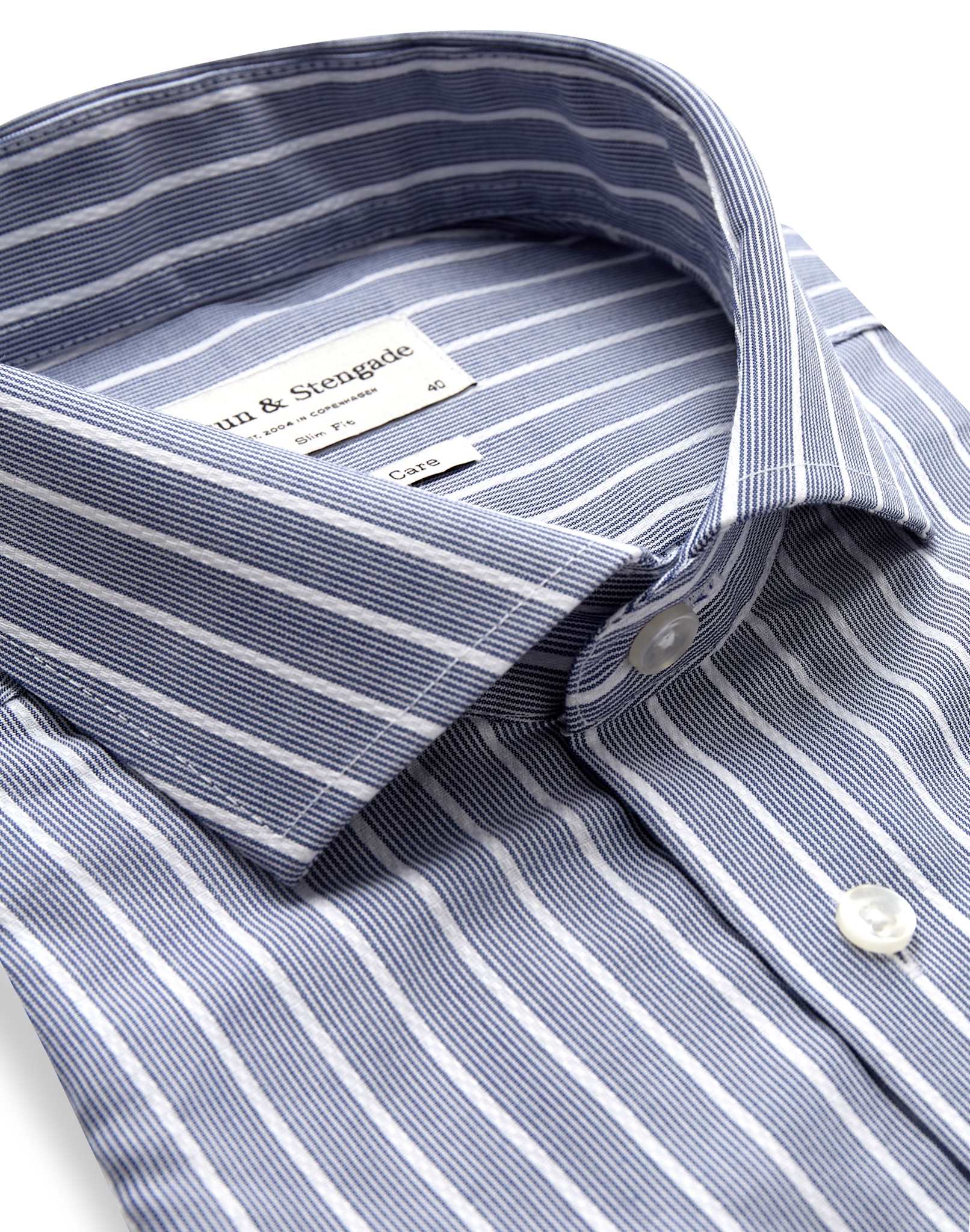 BS Reuter Slim Fit Shirt - Navy