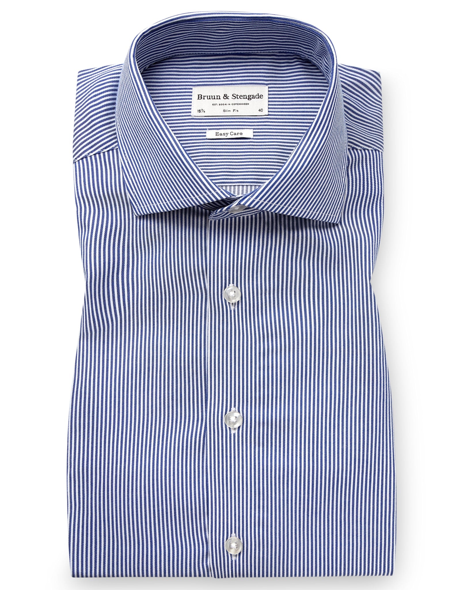 BS Ferrante Slim Fit Shirt - Navy
