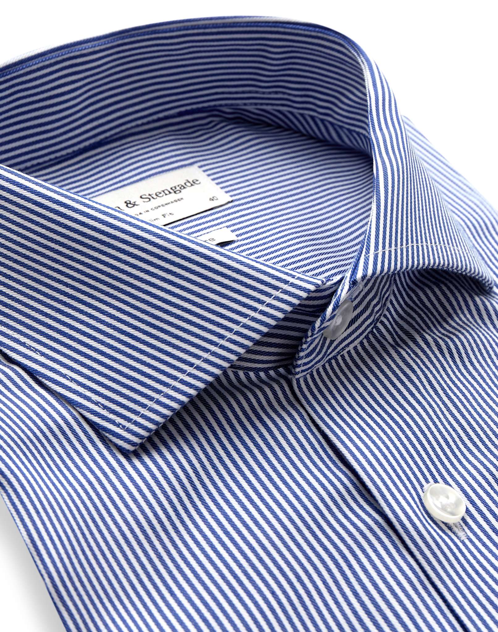 BS Ferrante Slim Fit Shirt - Navy