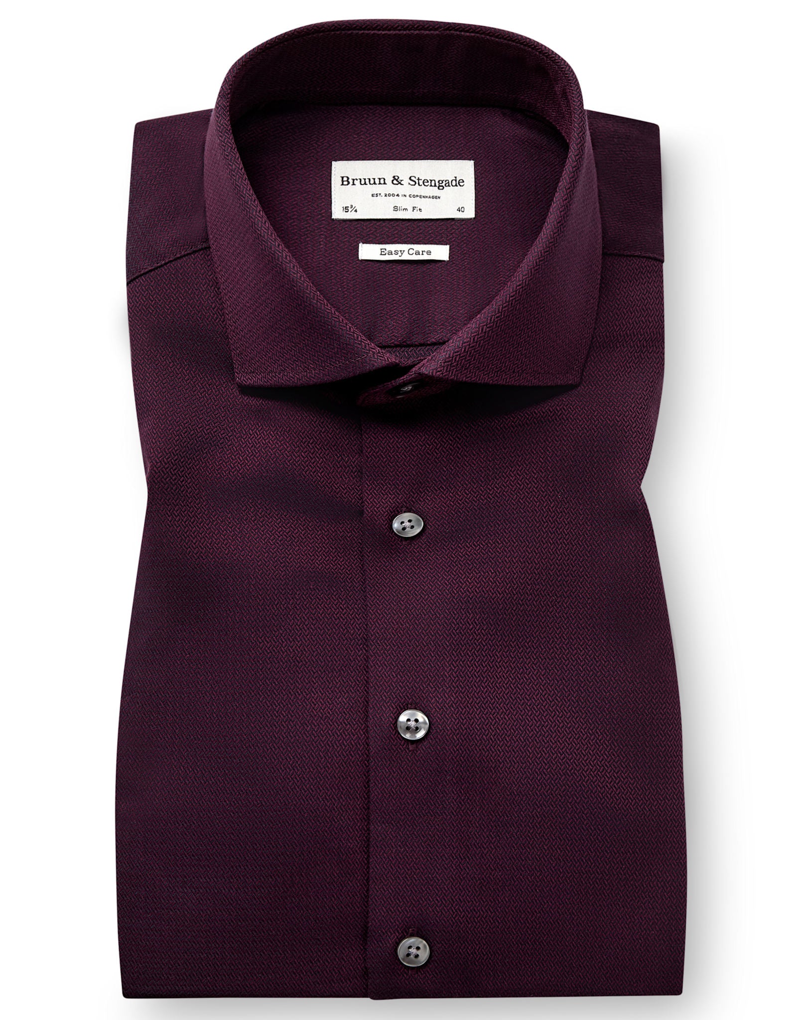 BS Hvang Slim Fit Shirt - Bordeaux