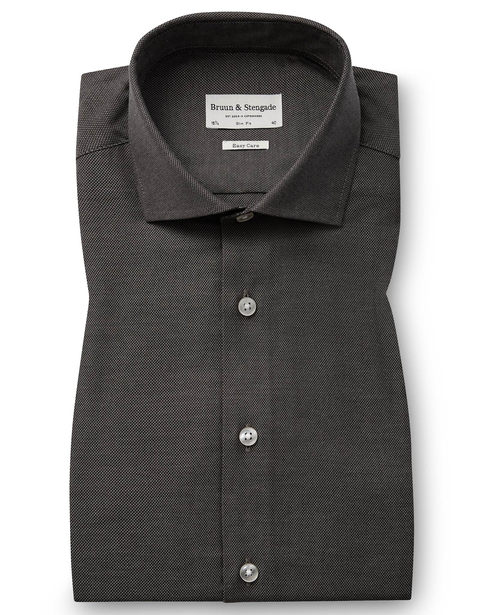BS Osemann Slim Fit Shirt - Dark Grey