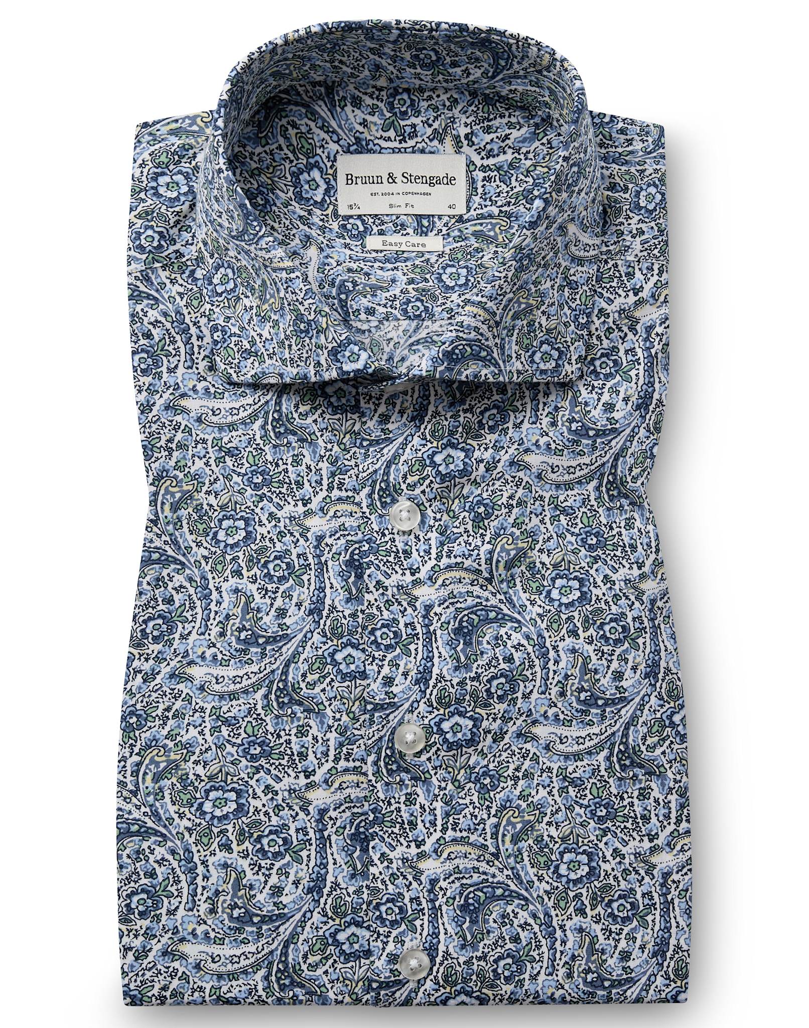 BS Uthaug Slim Fit Shirt - Navy