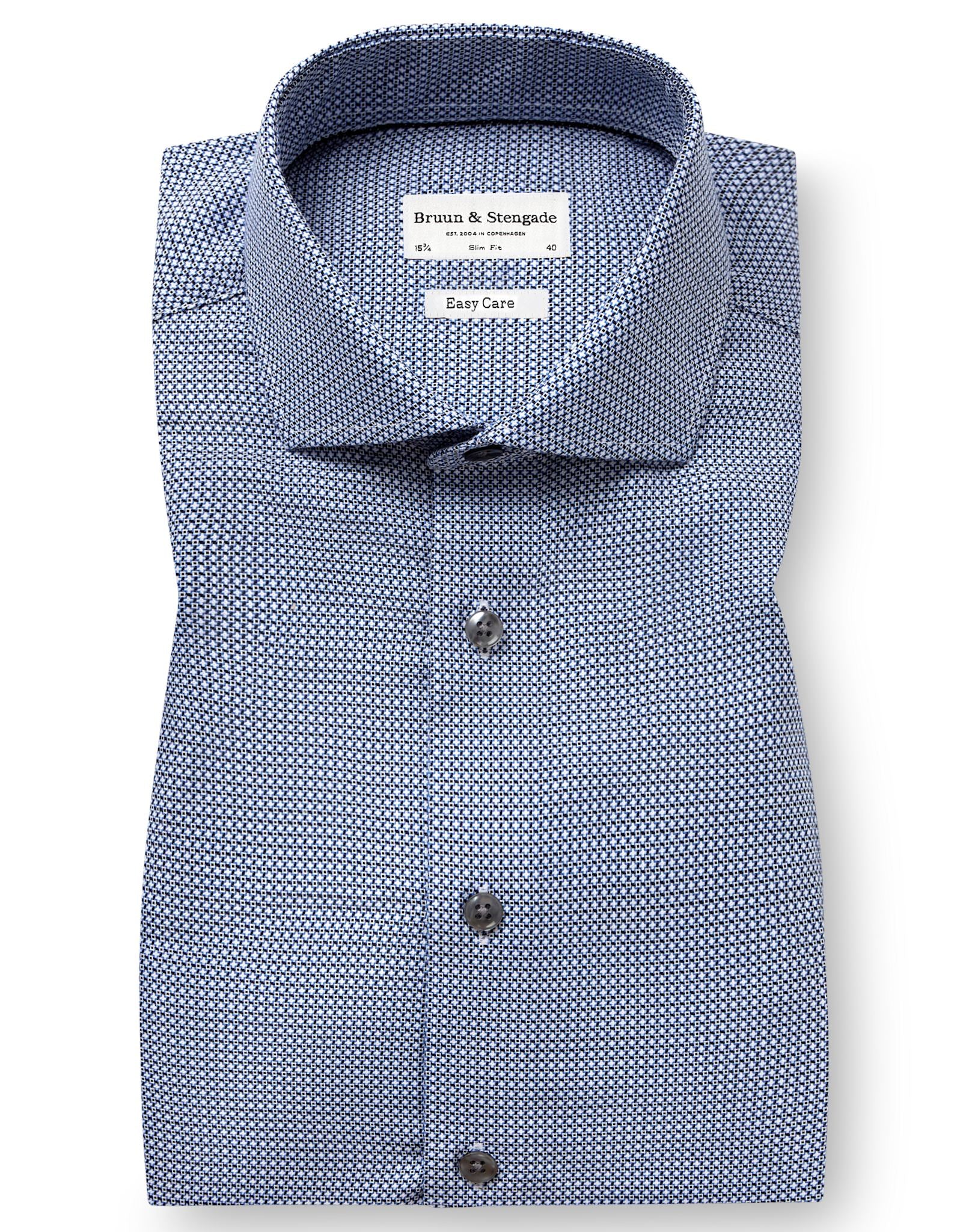BS Kure Slim Fit Shirt - Navy