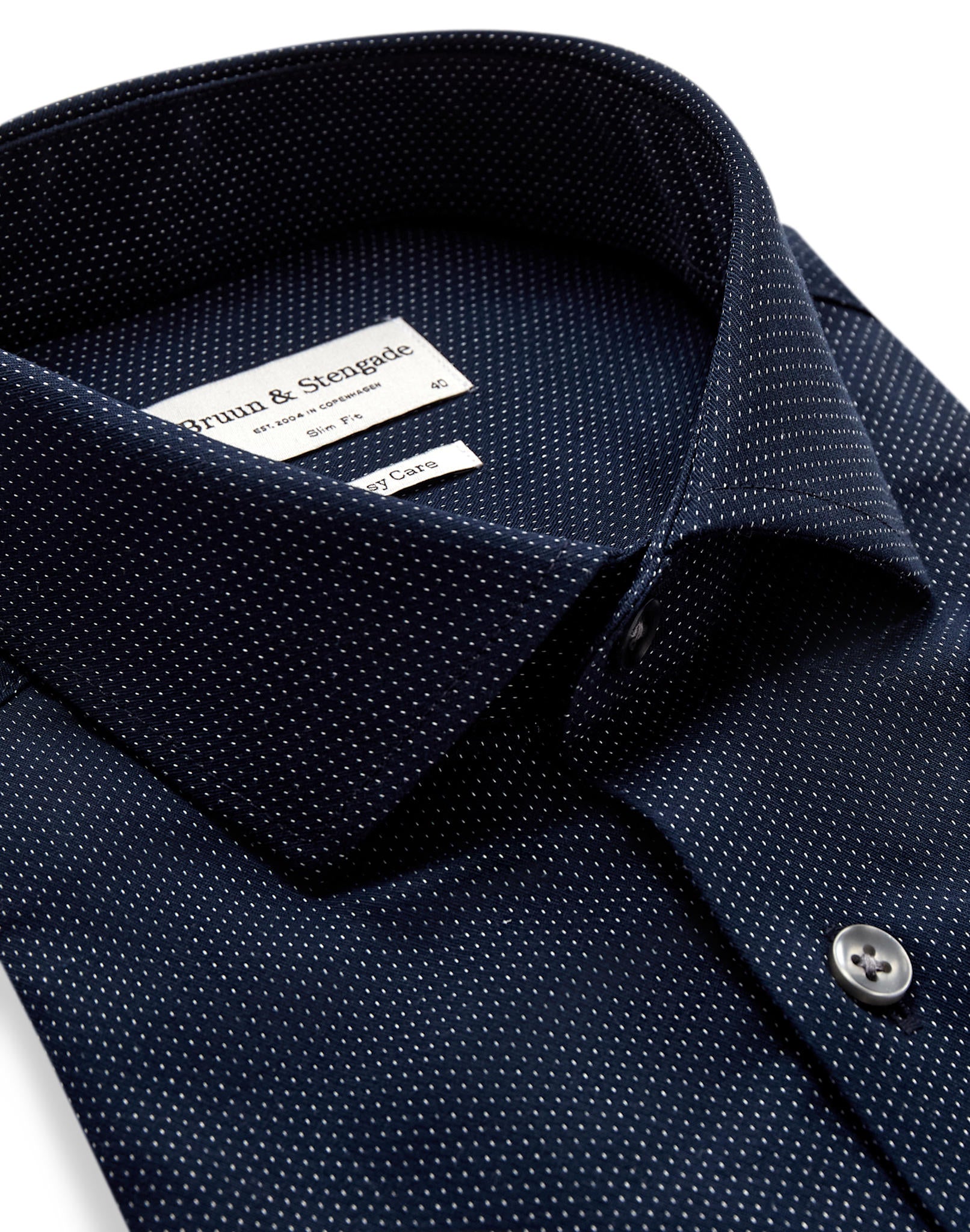 BS Hay Slim Fit Shirt - Navy