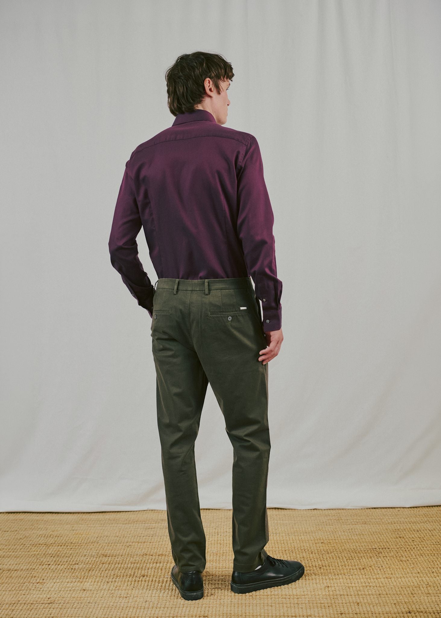 BS Callesen Modern Fit Shirt - Bordeaux
