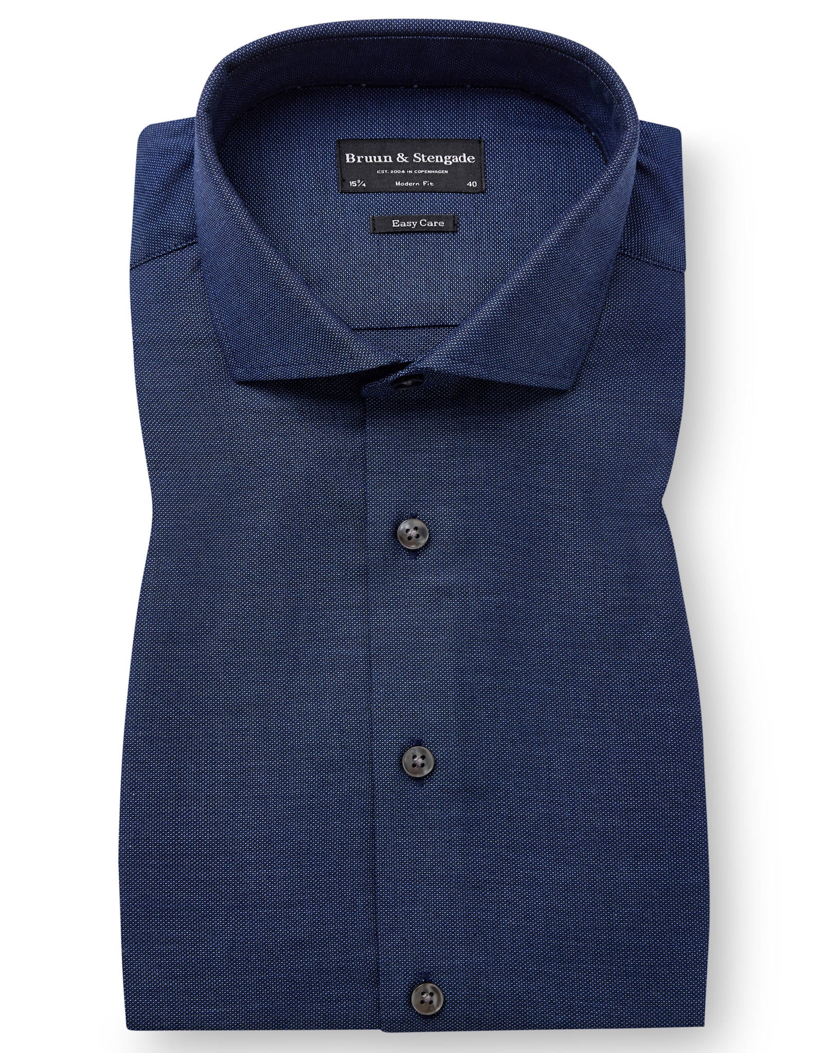 BS Haumann Modern Fit Shirt - Navy