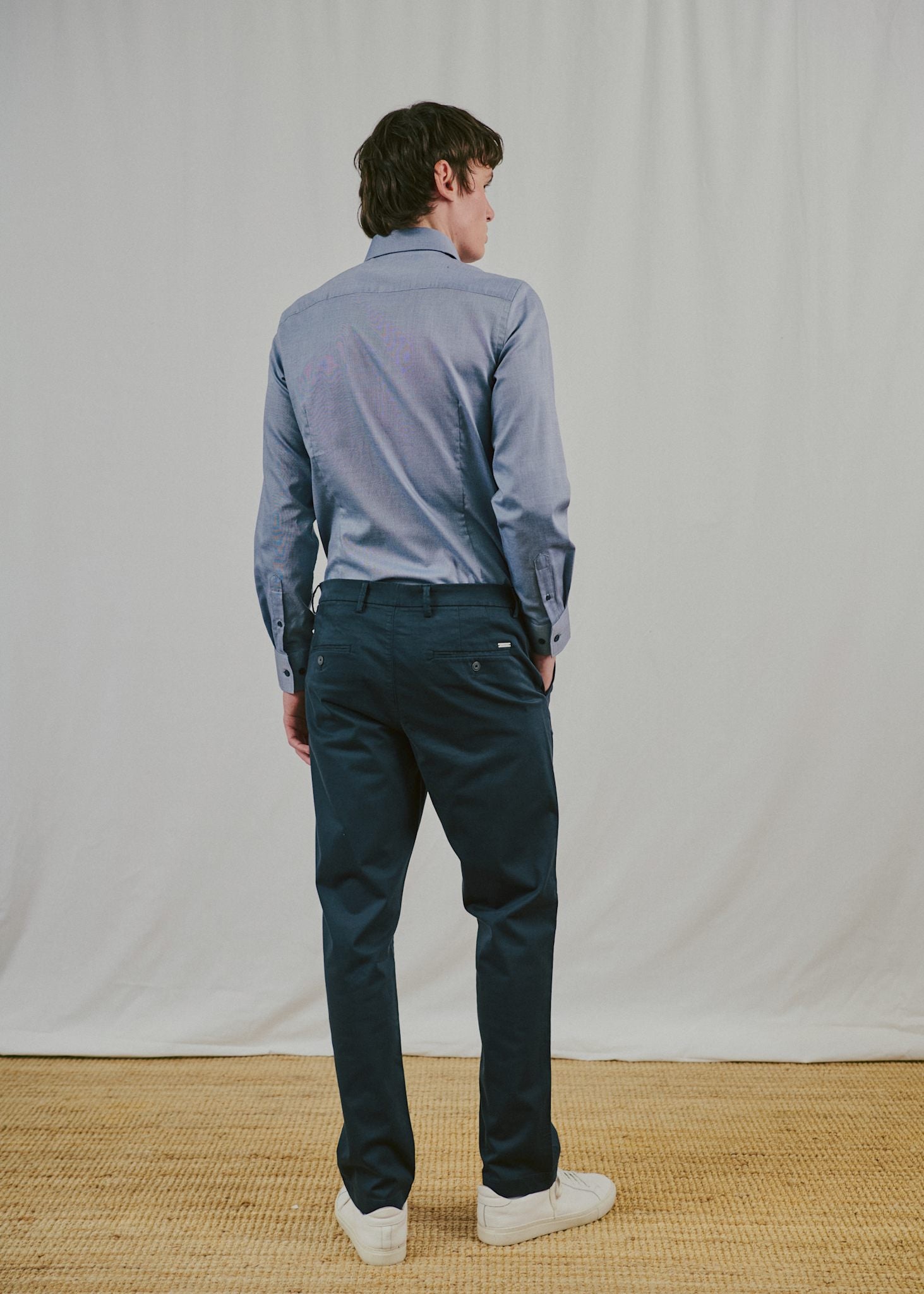 BS Jussi Modern Fit Shirt - Navy