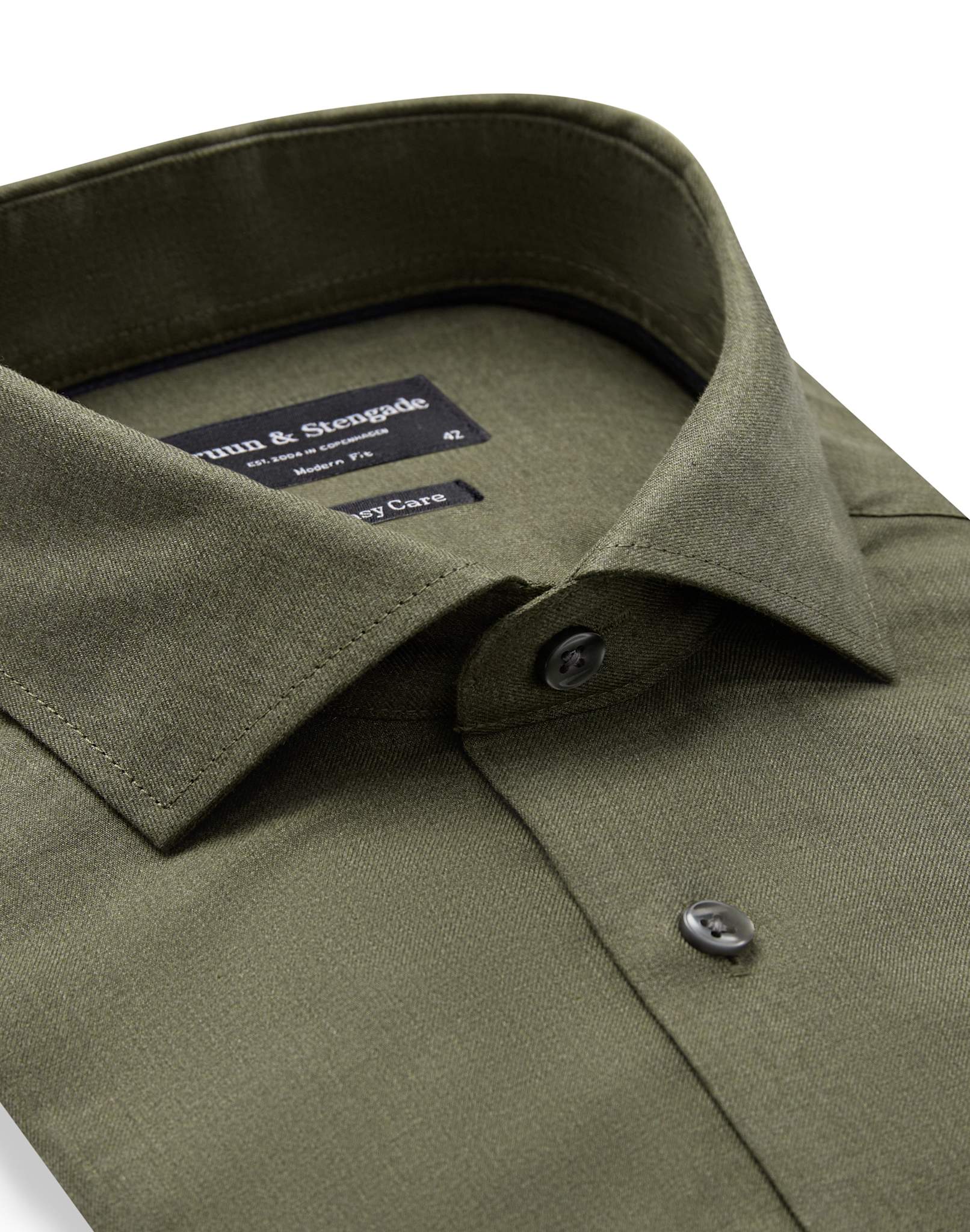 BS Andersen Modern Fit Shirt - Green