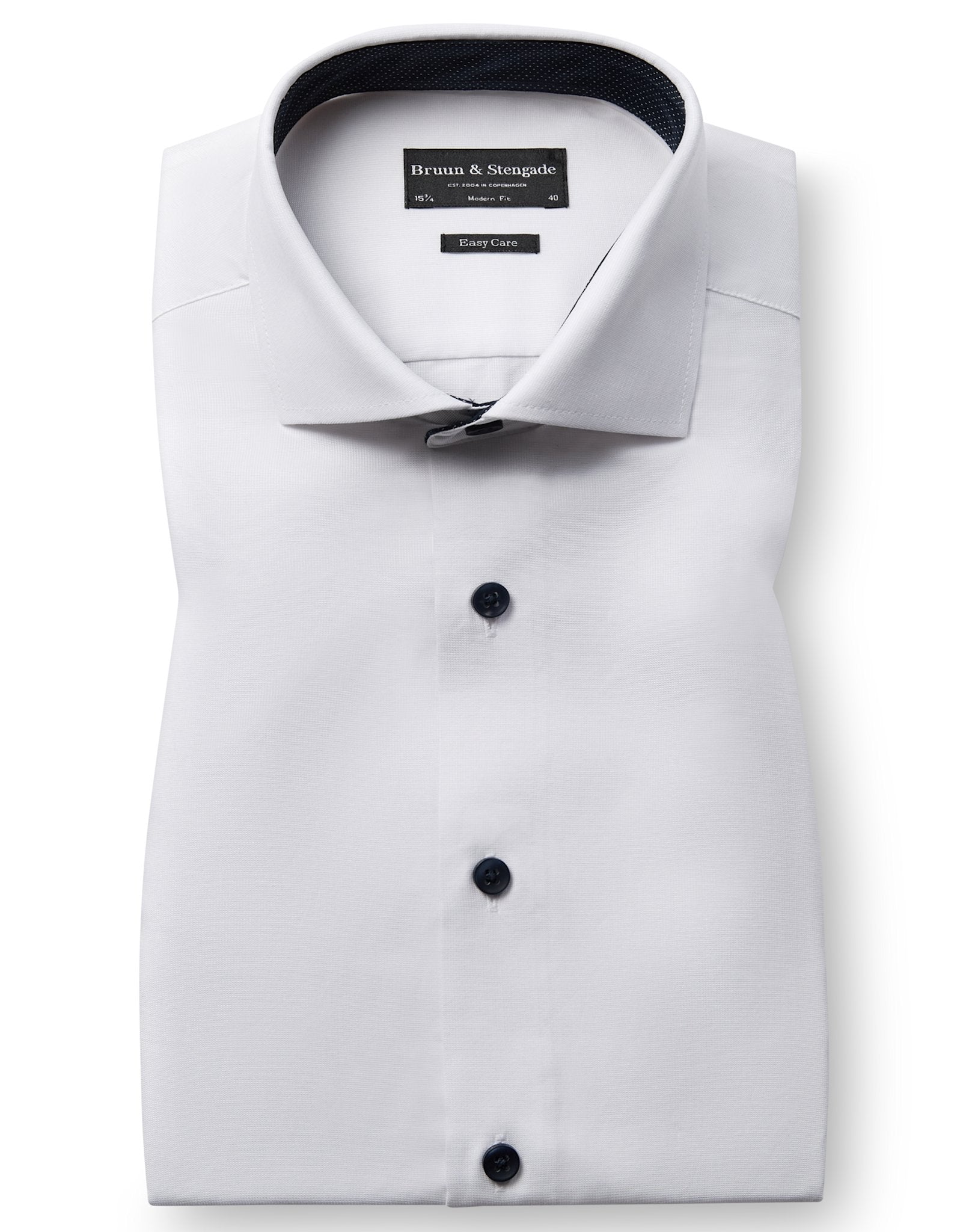 BS Flanagen Modern Fit Shirt - White
