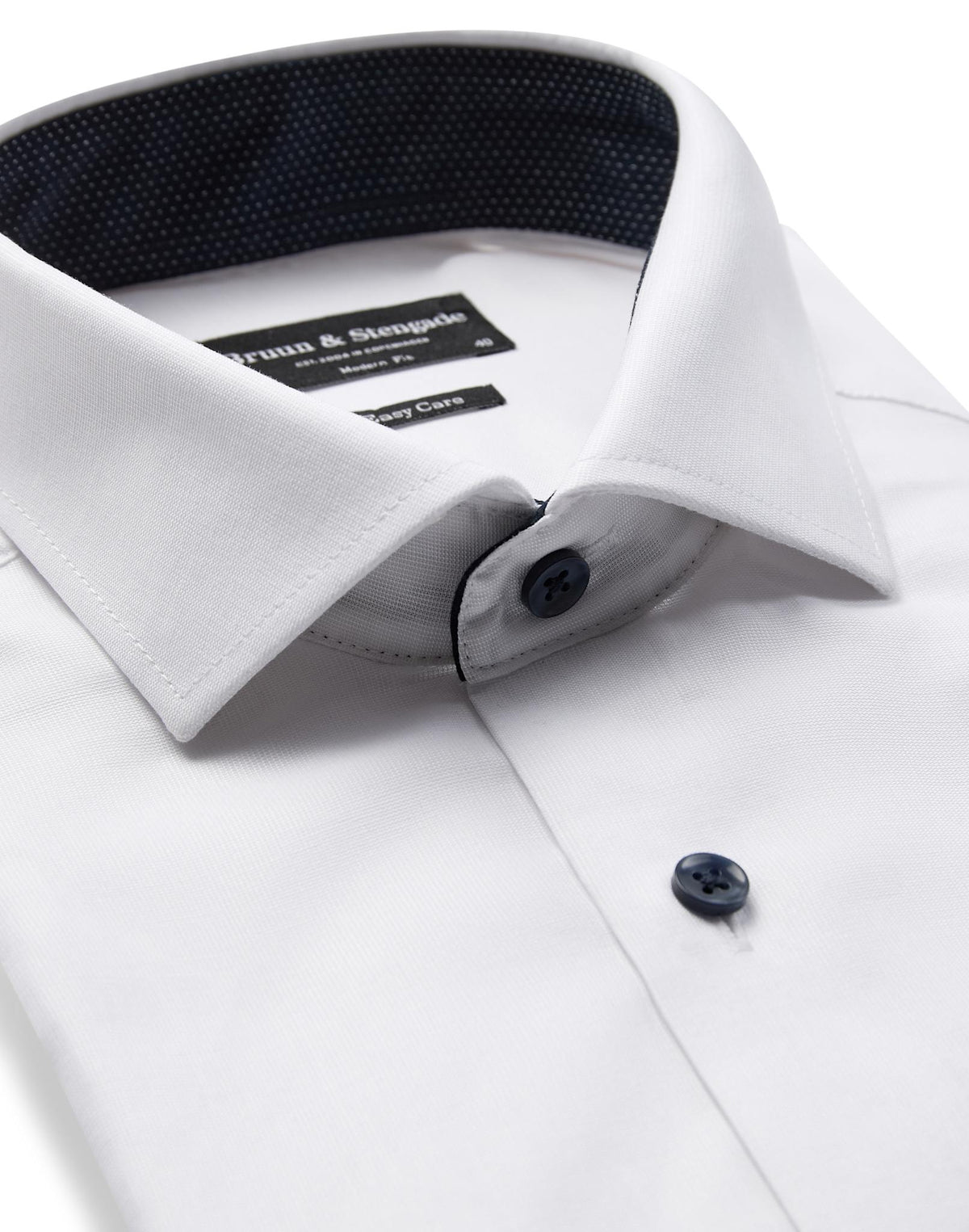 BS Andani Modern Fit Shirt - White