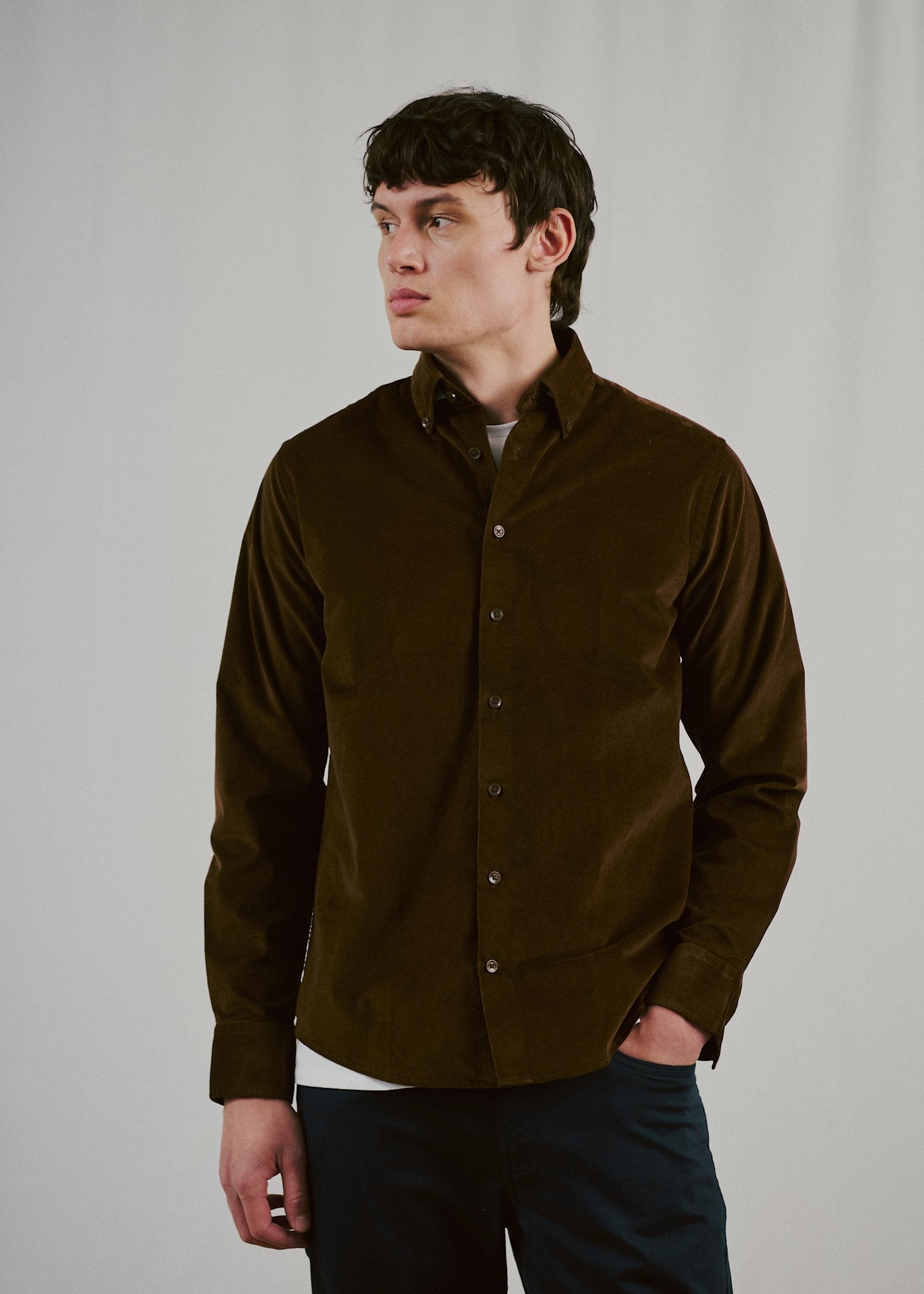 BS Osei Casual Modern Fit Shirt - Brown