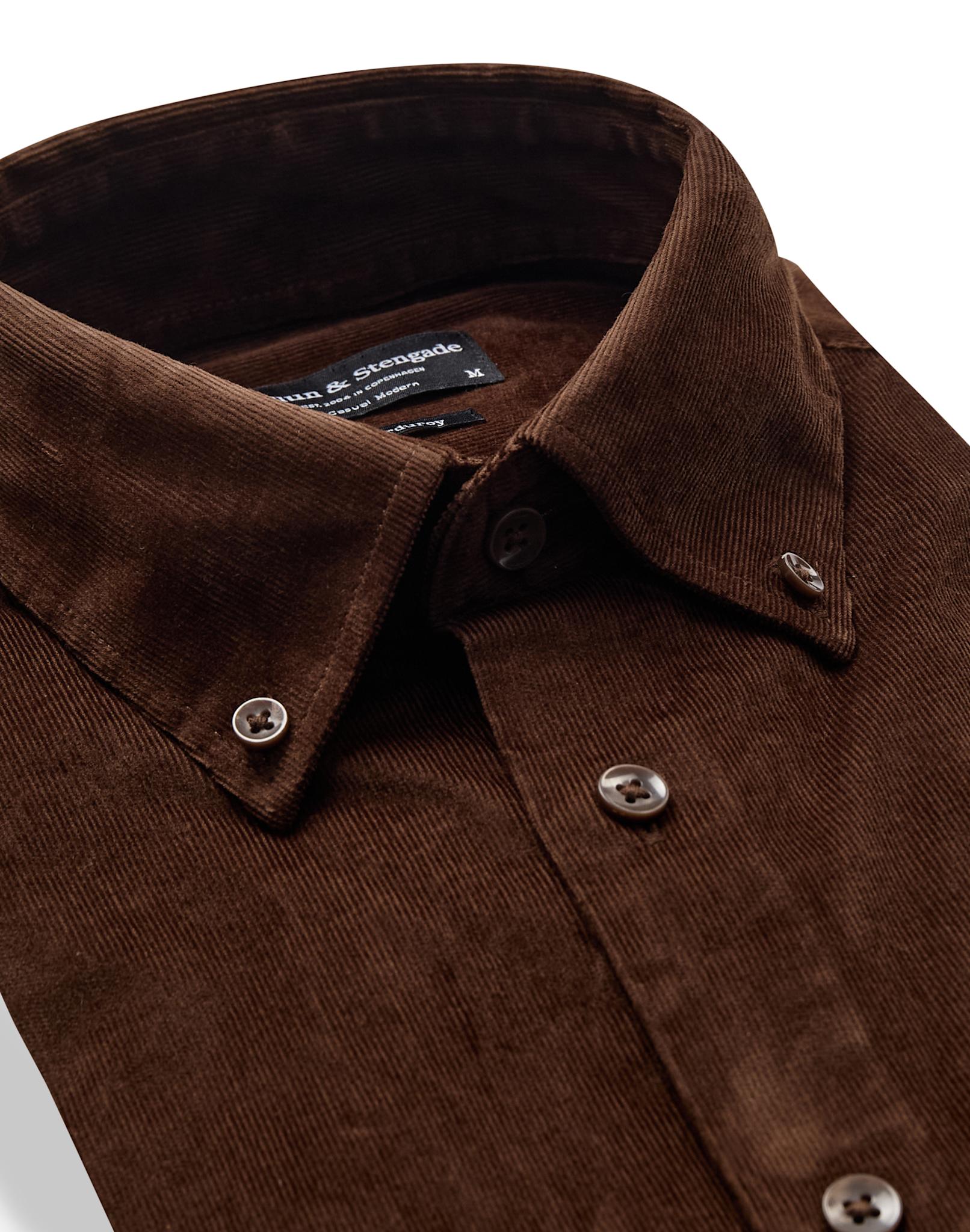 BS Osei Casual Modern Fit Shirt - Brown