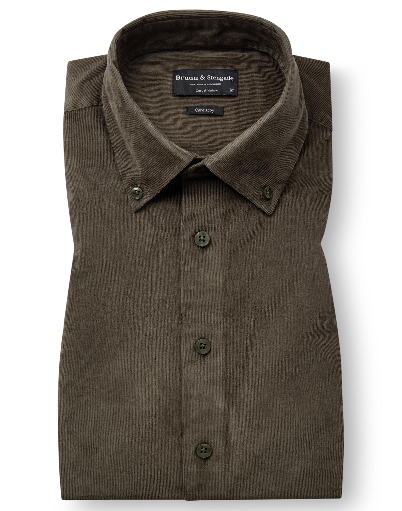 BS Osei Casual Modern Fit Shirt - Green