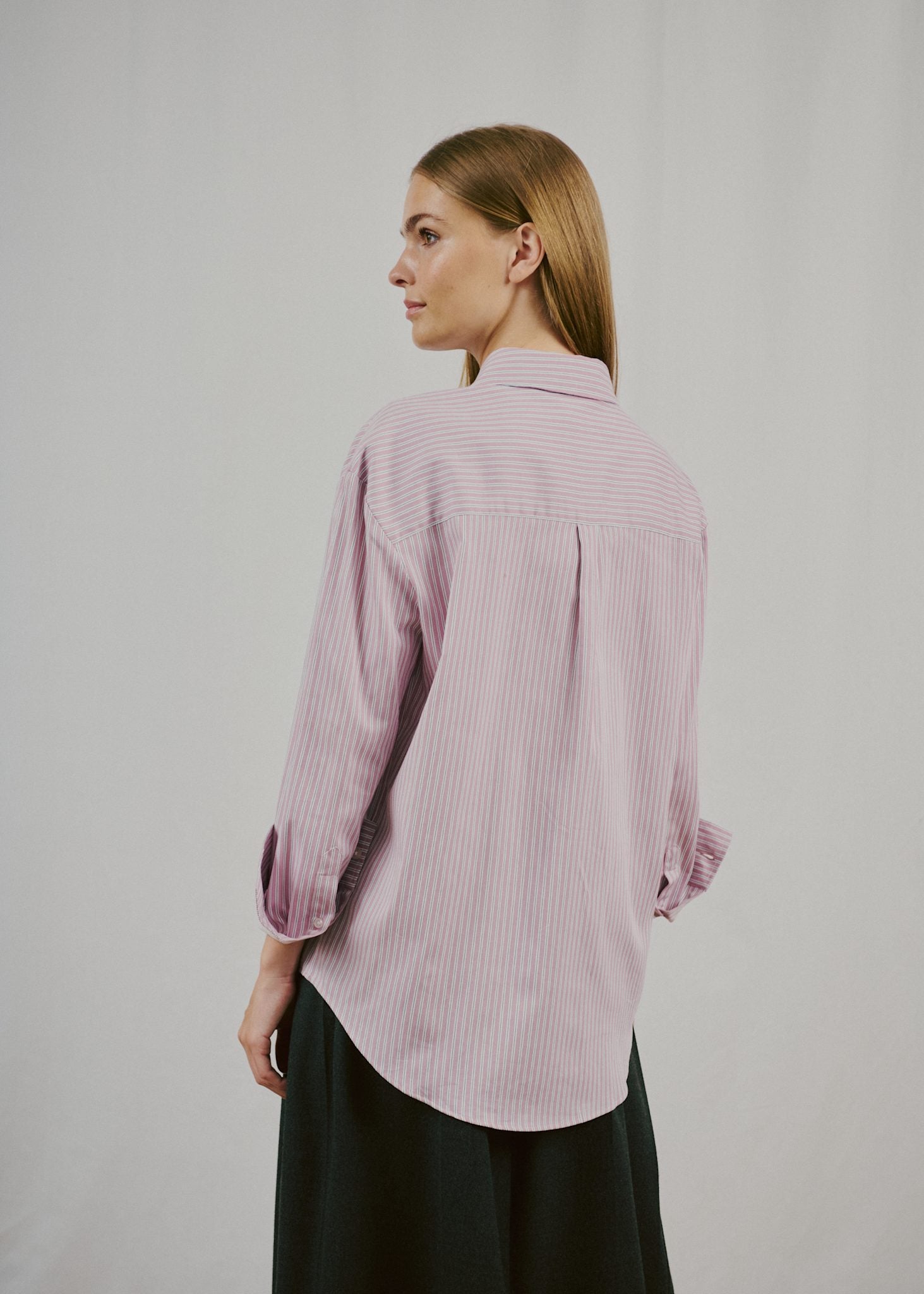 BS Elsie Regular Fit Shirt - Pink/White