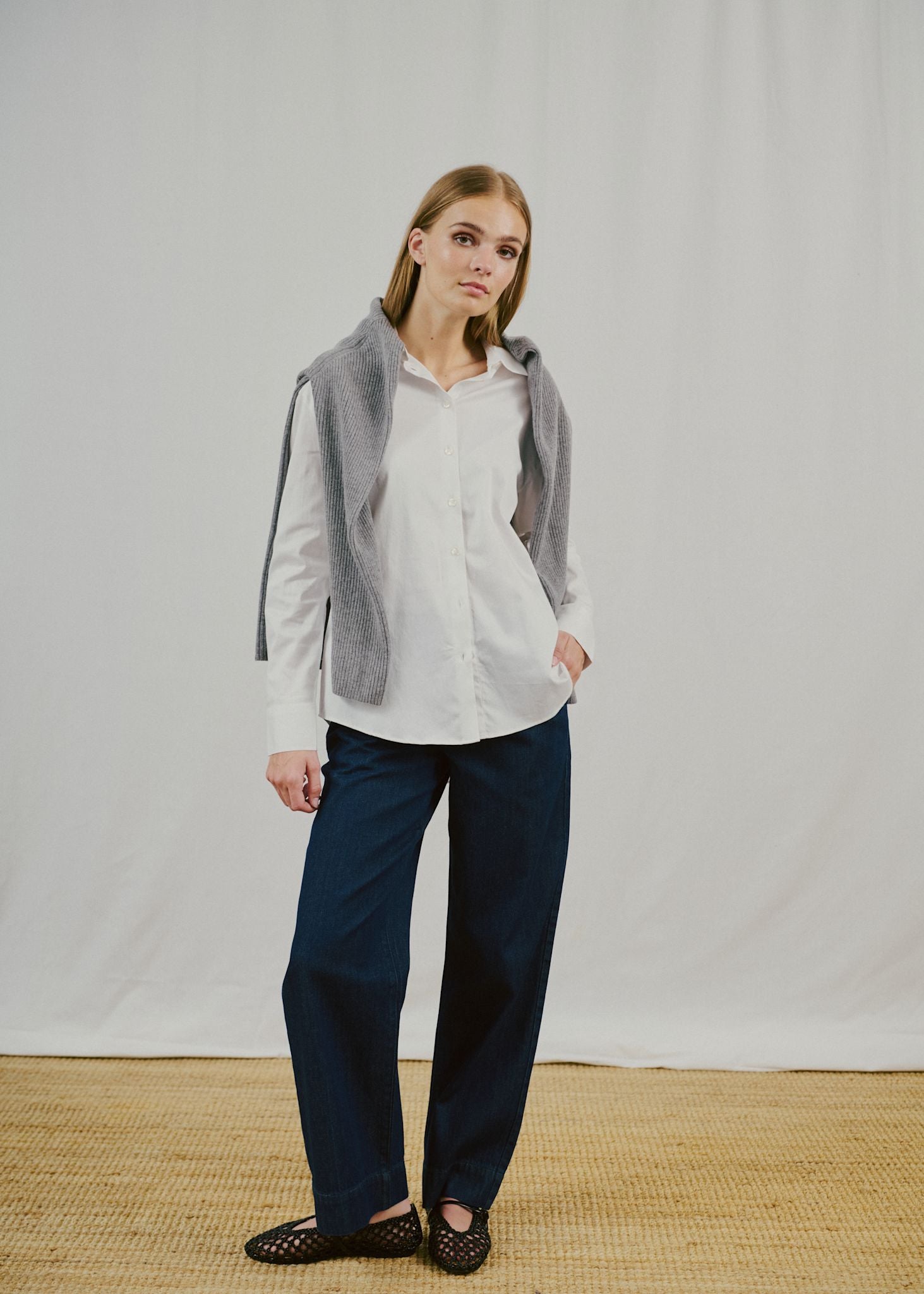 BS Elsie Regular Fit Shirt - White