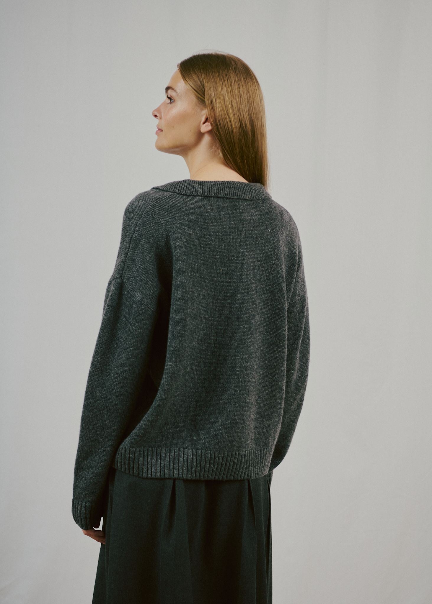 BS Hedwig Regular Fit Knitwear - Dark Grey