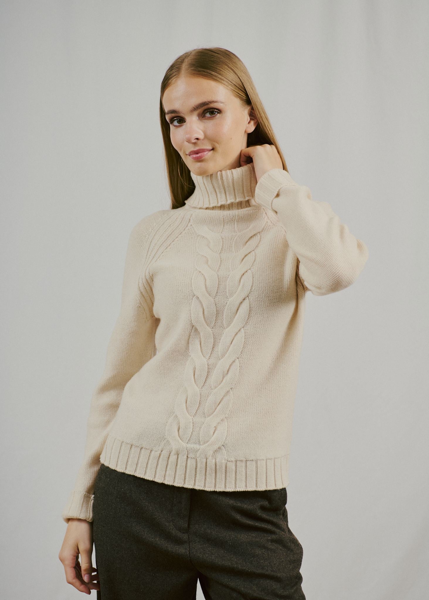 BS Juliana Regular Fit Knitwear - Ecru