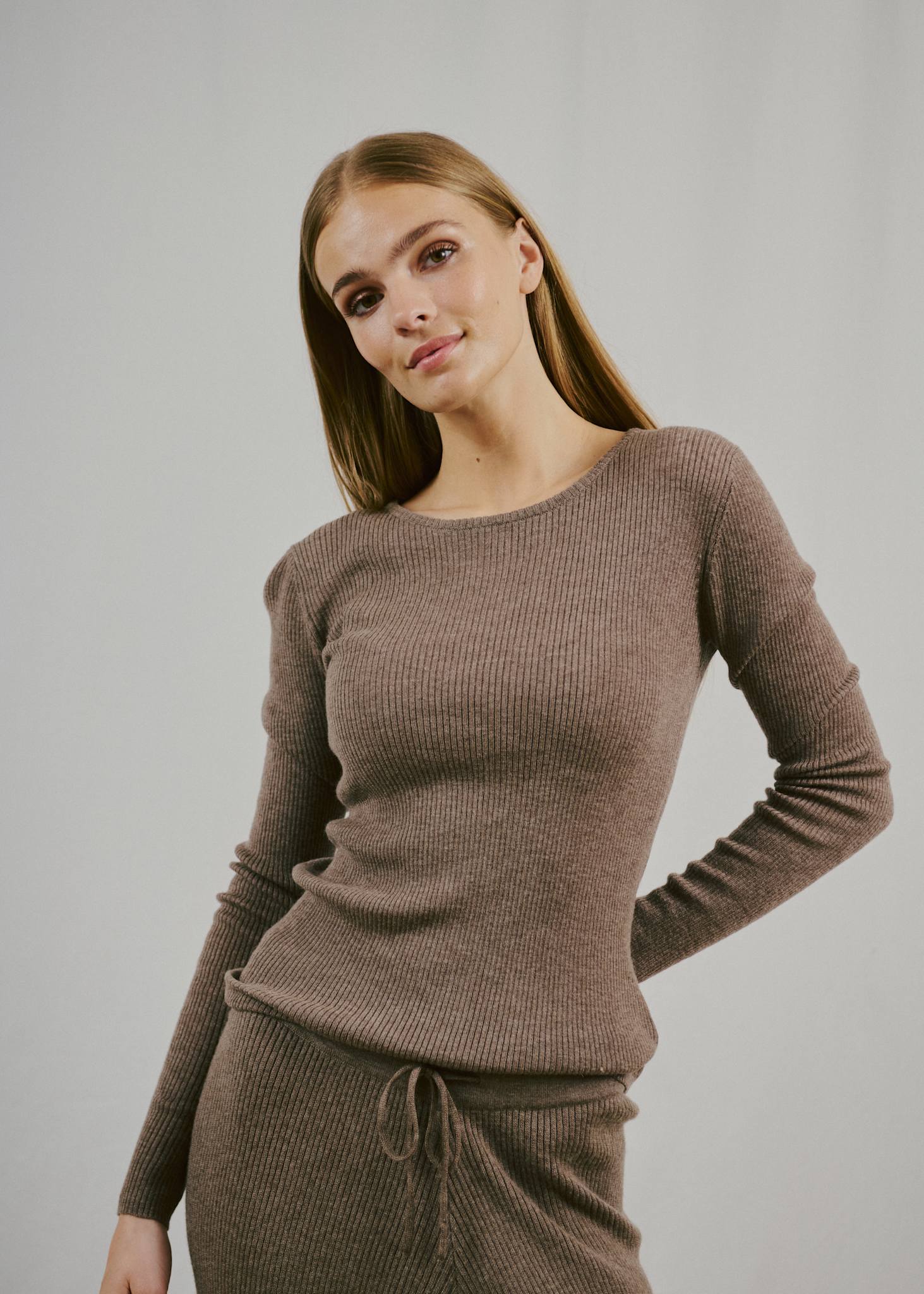 BS Asdis Regular Fit Knitwear - Mole