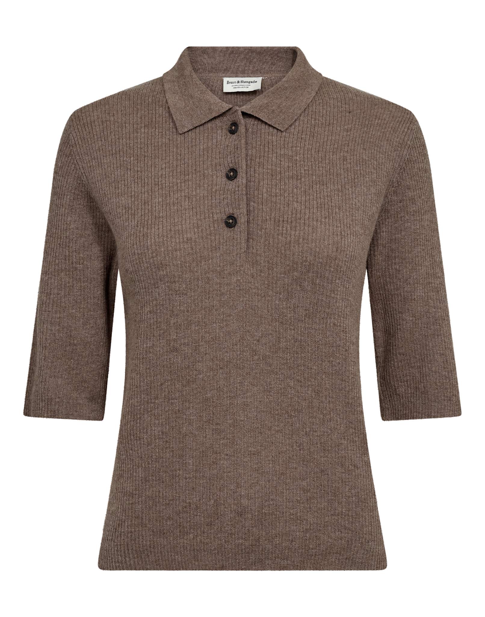 BS Agna Regular Fit Knitwear - Mole