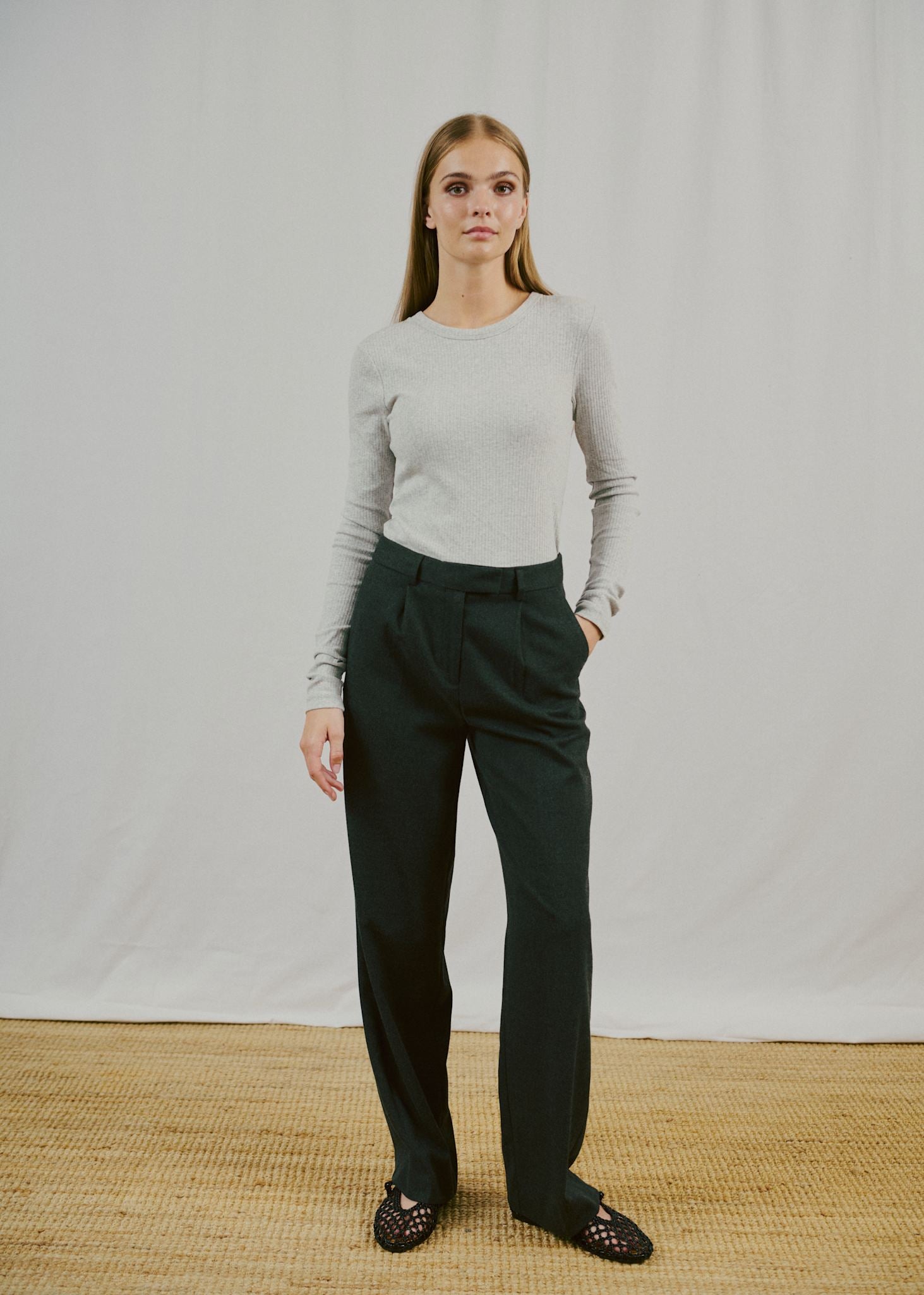 BS Elfrida Regular Fit Suit Pants - Dark Grey