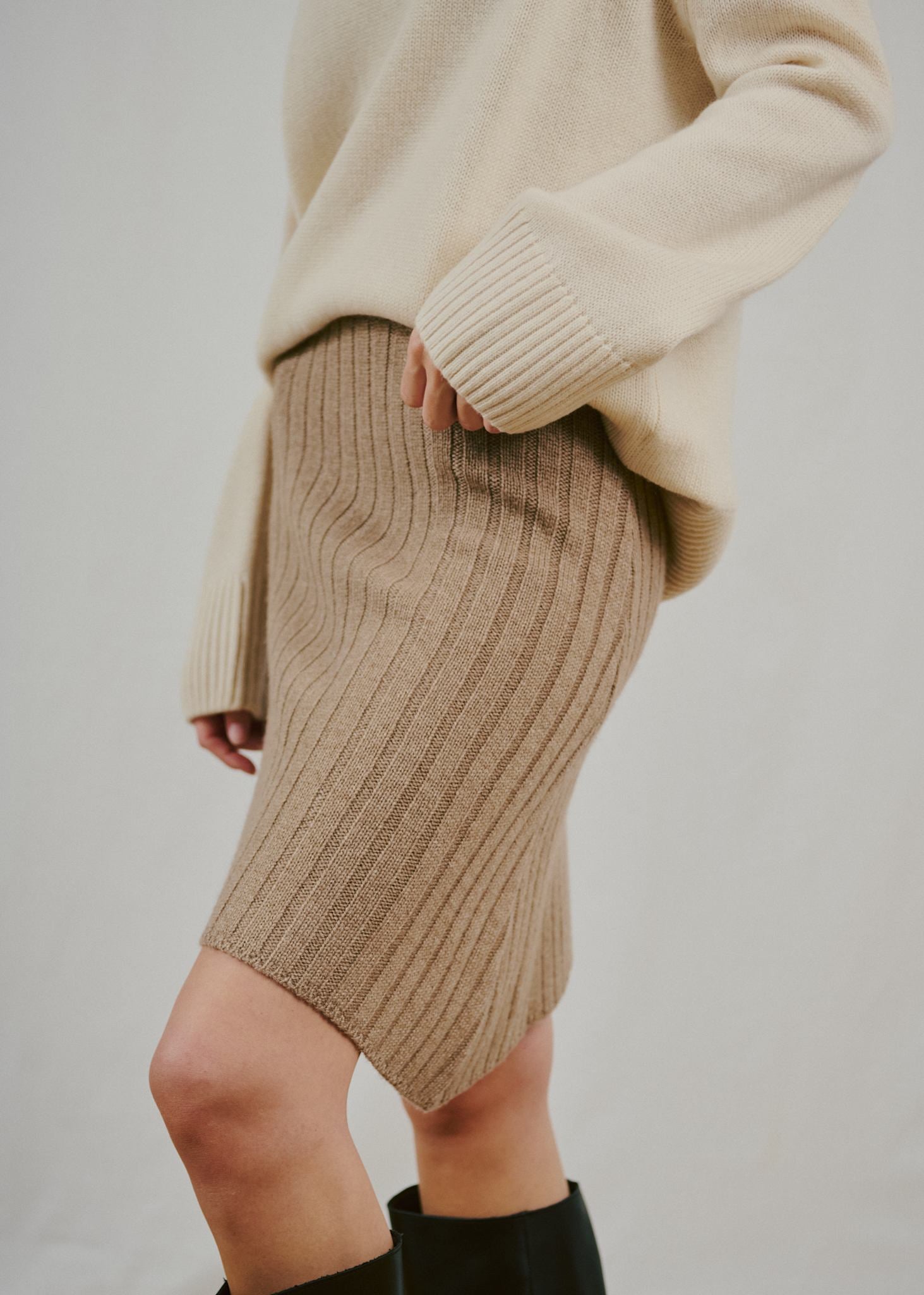 BS Katinka Regular Fit Skirt - Light Brown