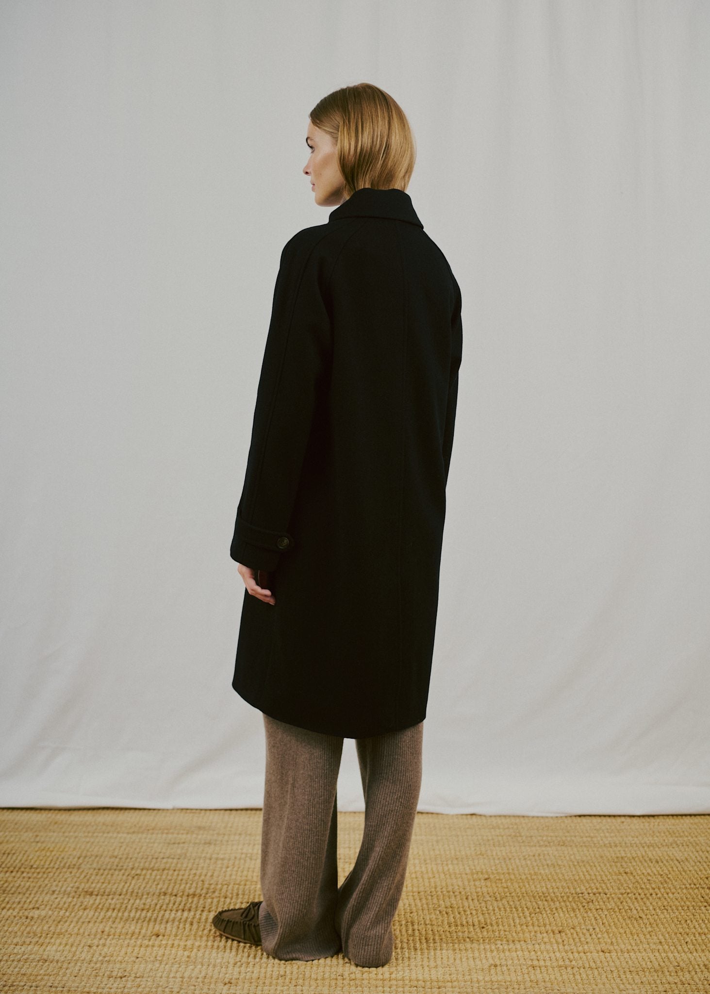 BS Ylva Regular Fit Coat - Black