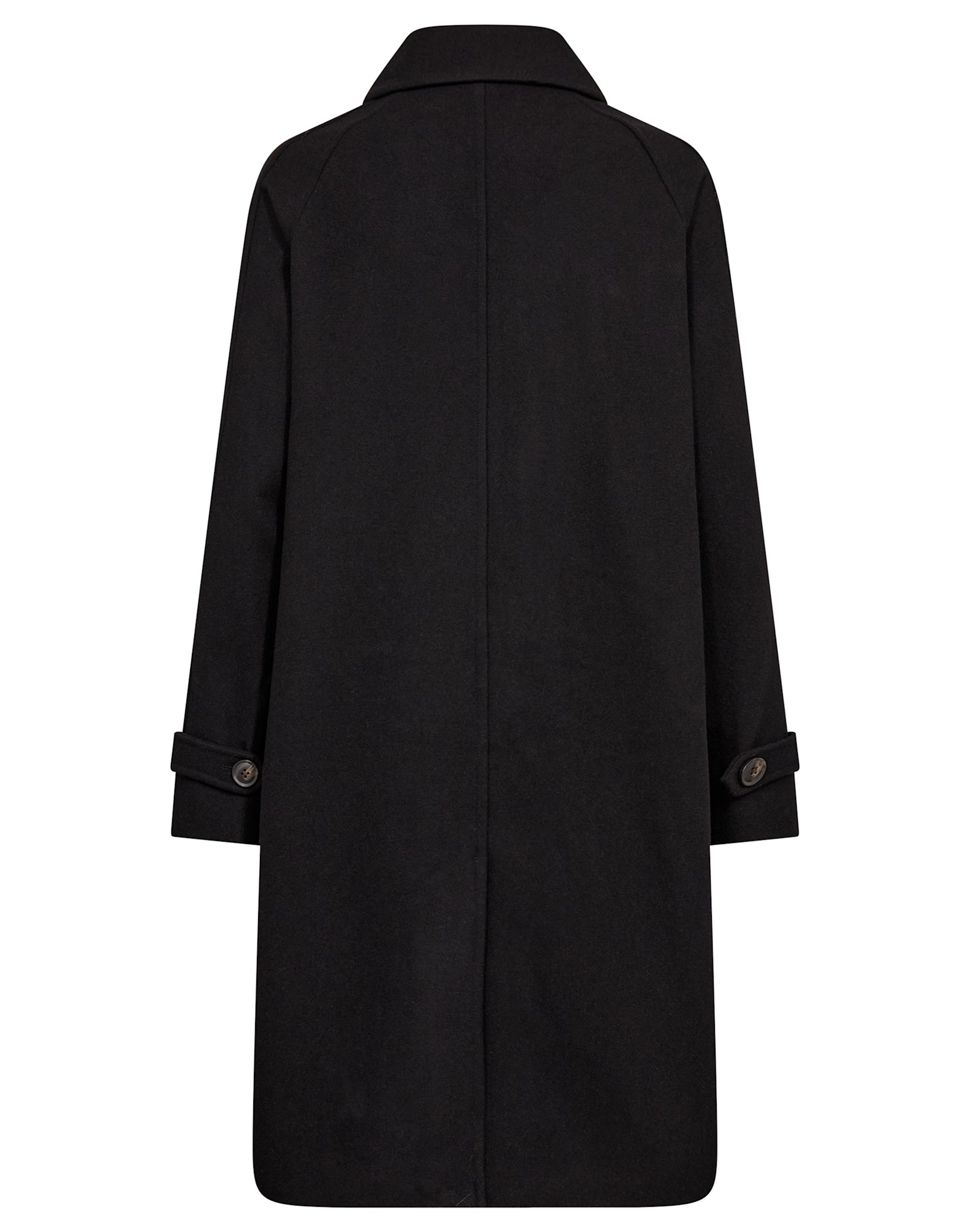 BS Ylva Regular Fit Coat - Black