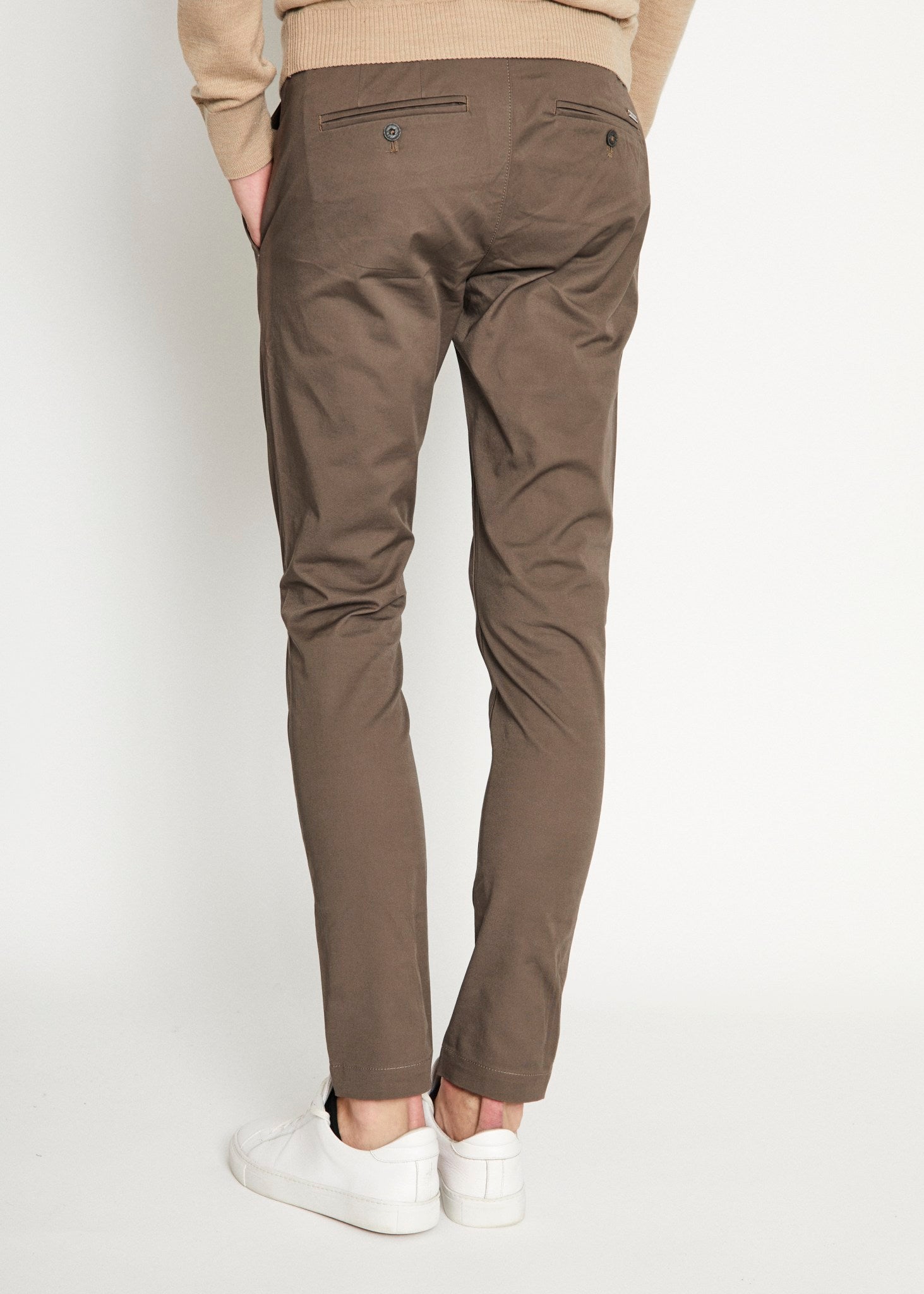 BS Anton slim fit chinos - Army