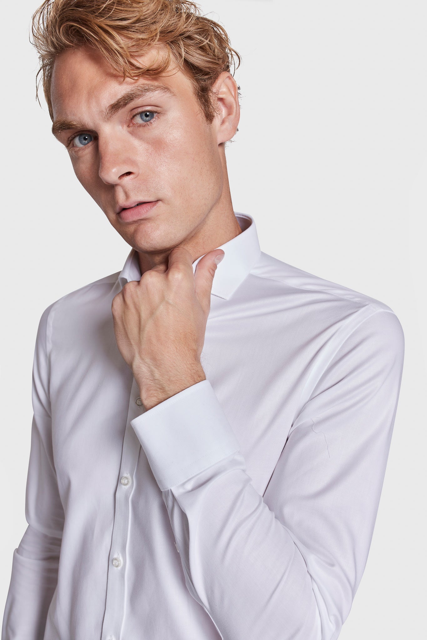 BS Donatello Super Slim Fit Shirt - White