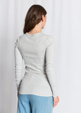 BS Margrethe Regular Fit Top - Light Grey