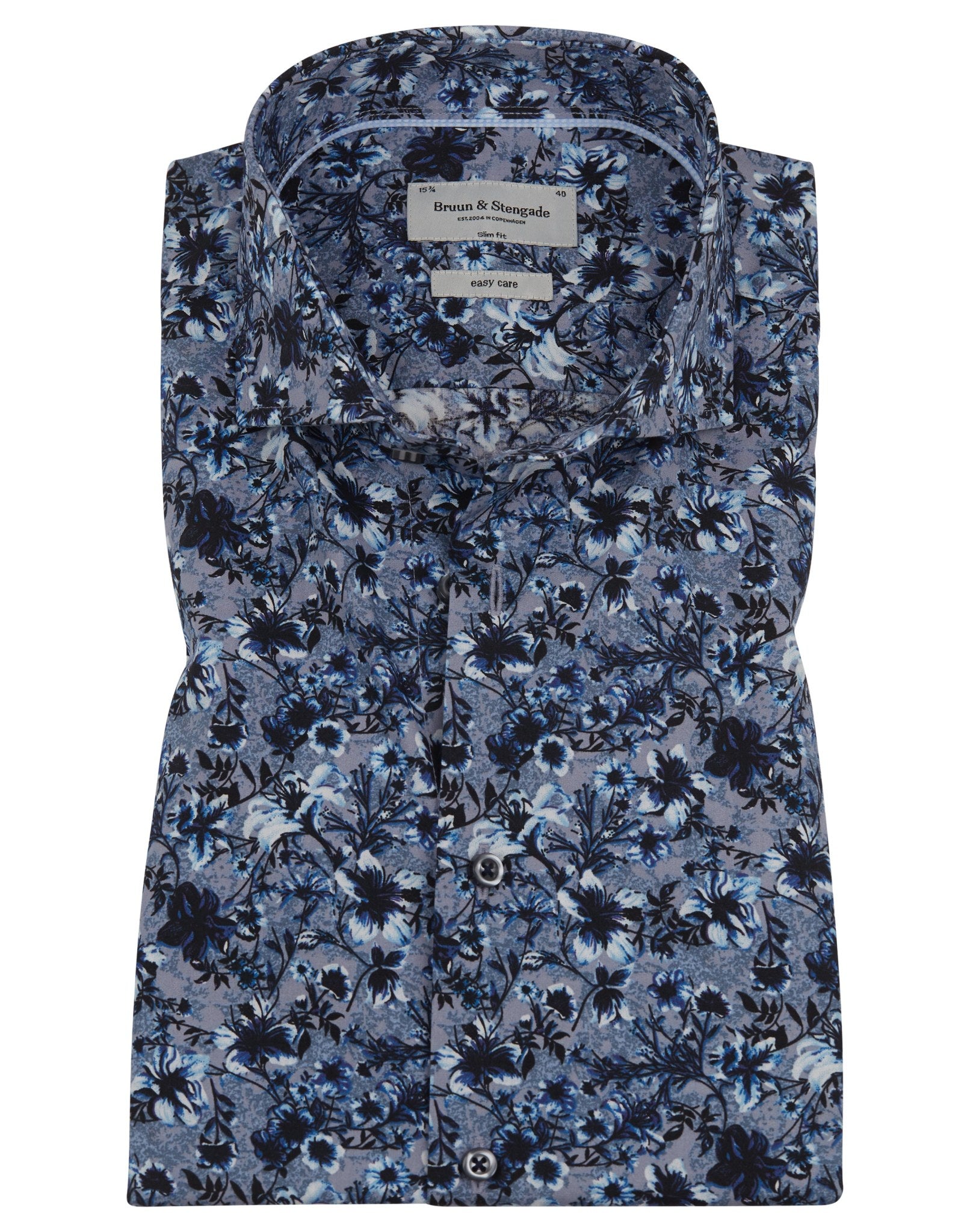 BS Alquist Slim Fit Skjorte - Blue