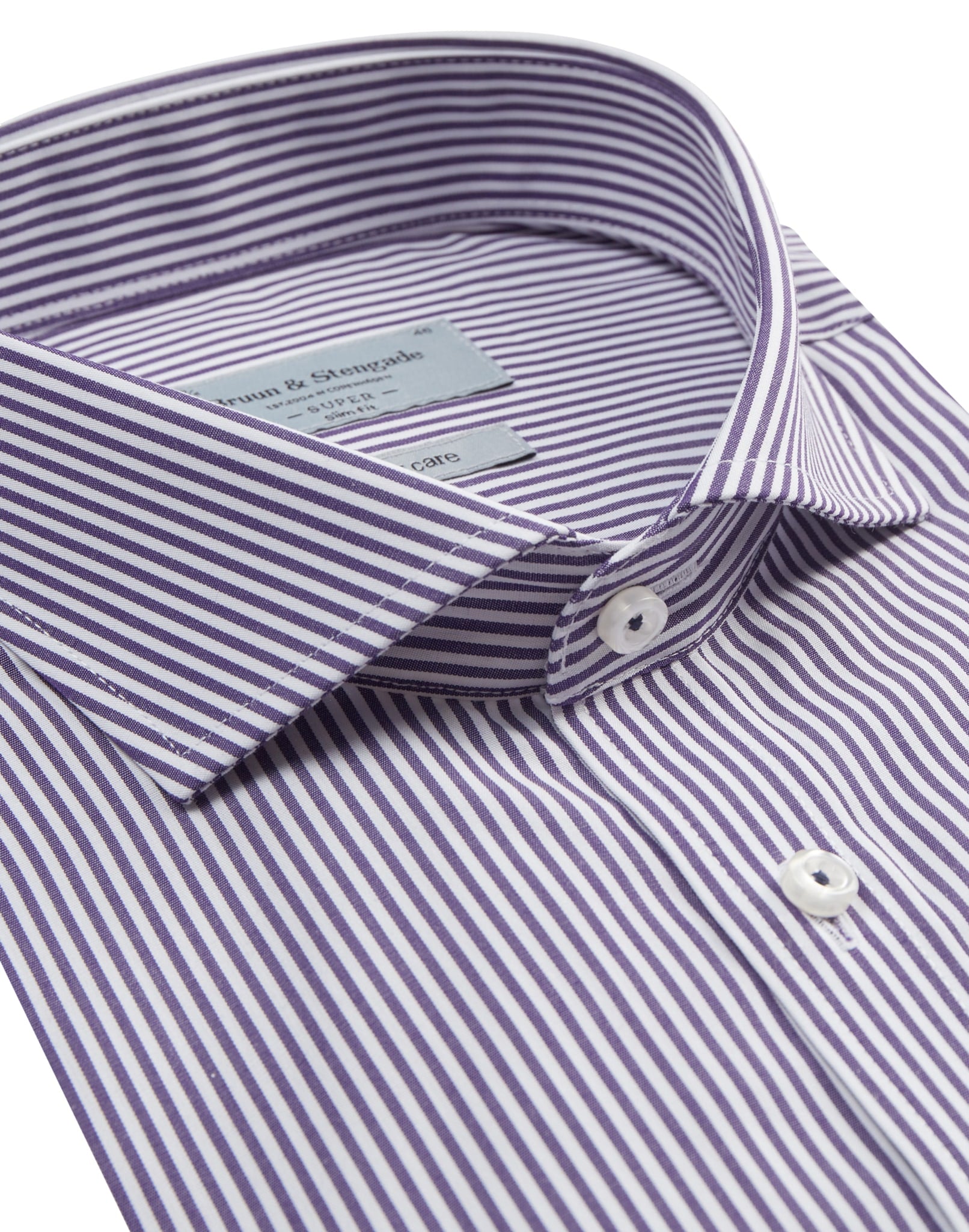 BS Azmoun Super Slim Fit Skjorte - Purple
