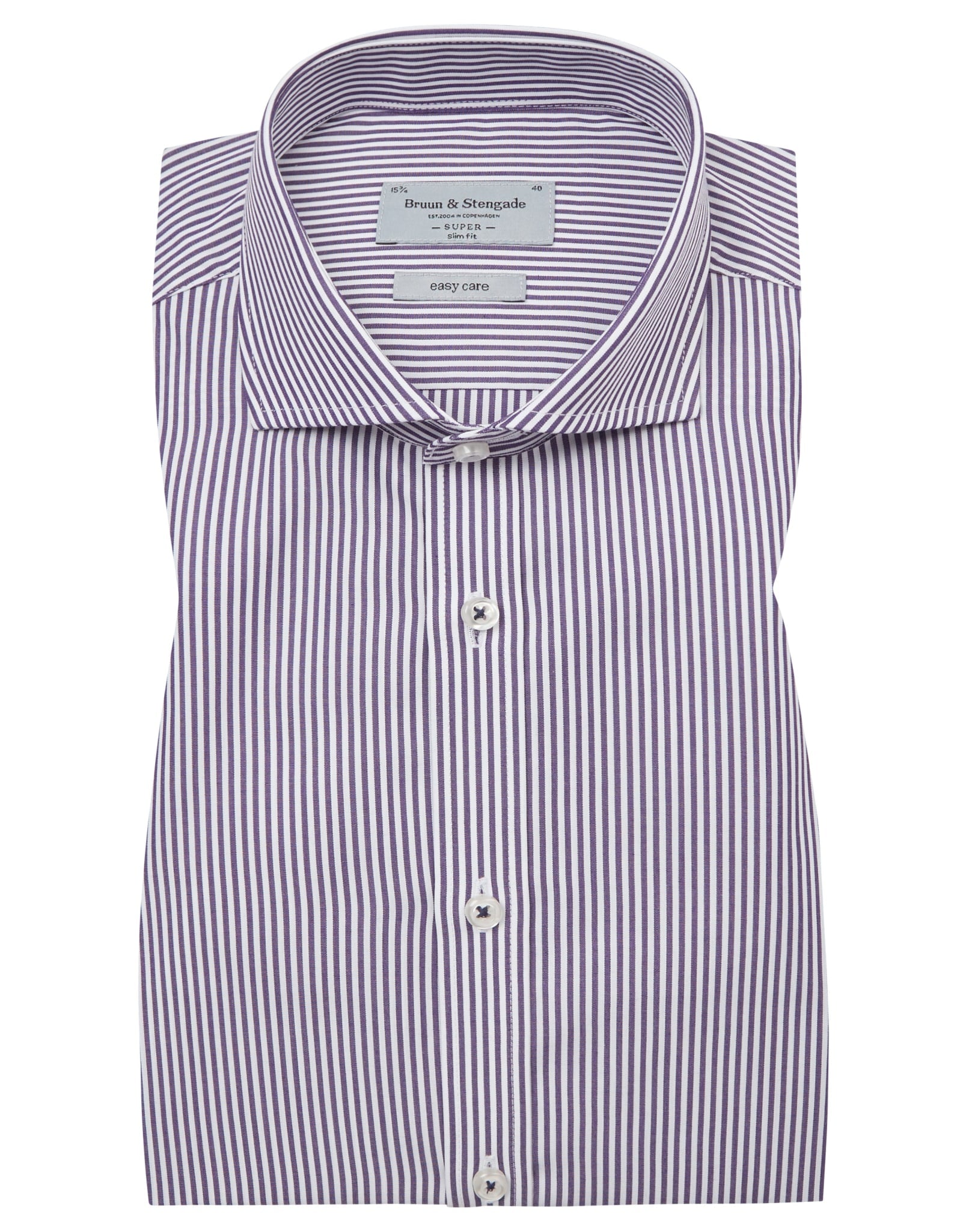 BS Azmoun Super Slim Fit Skjorte - Purple
