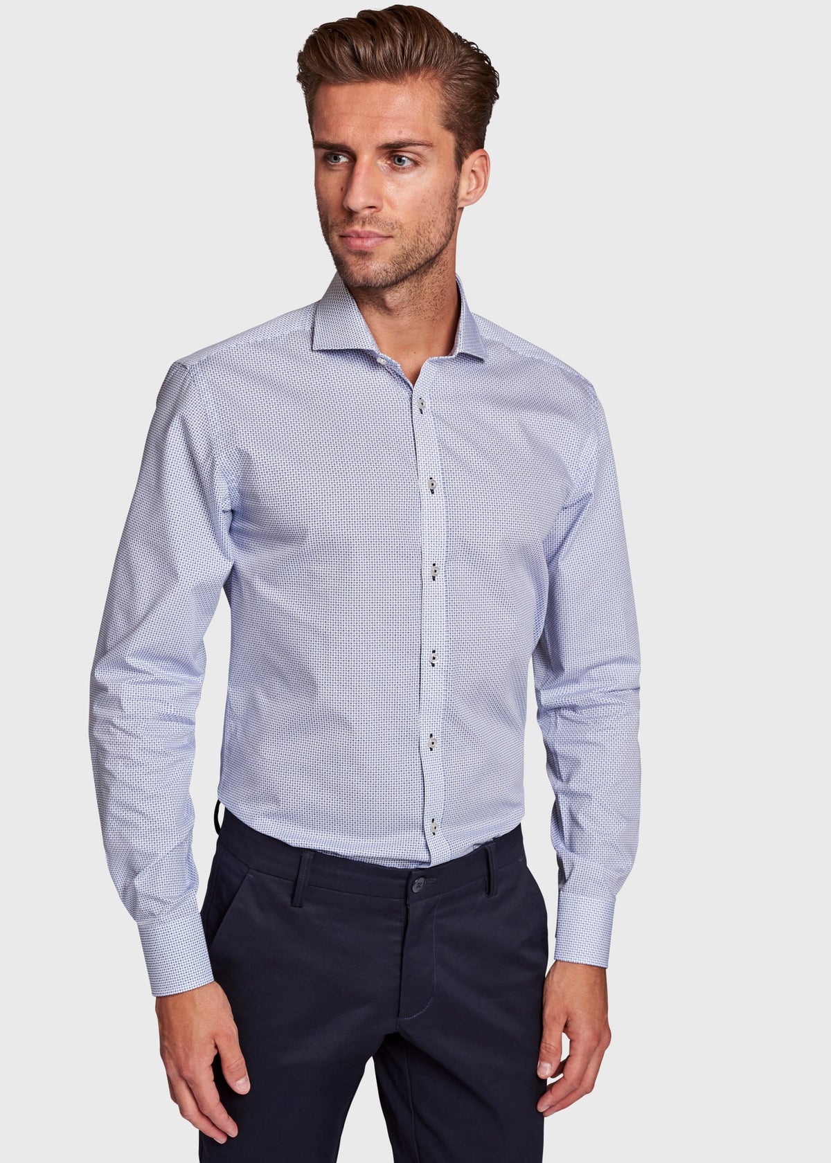 BS Mina Modern Fit Shirt - Blue