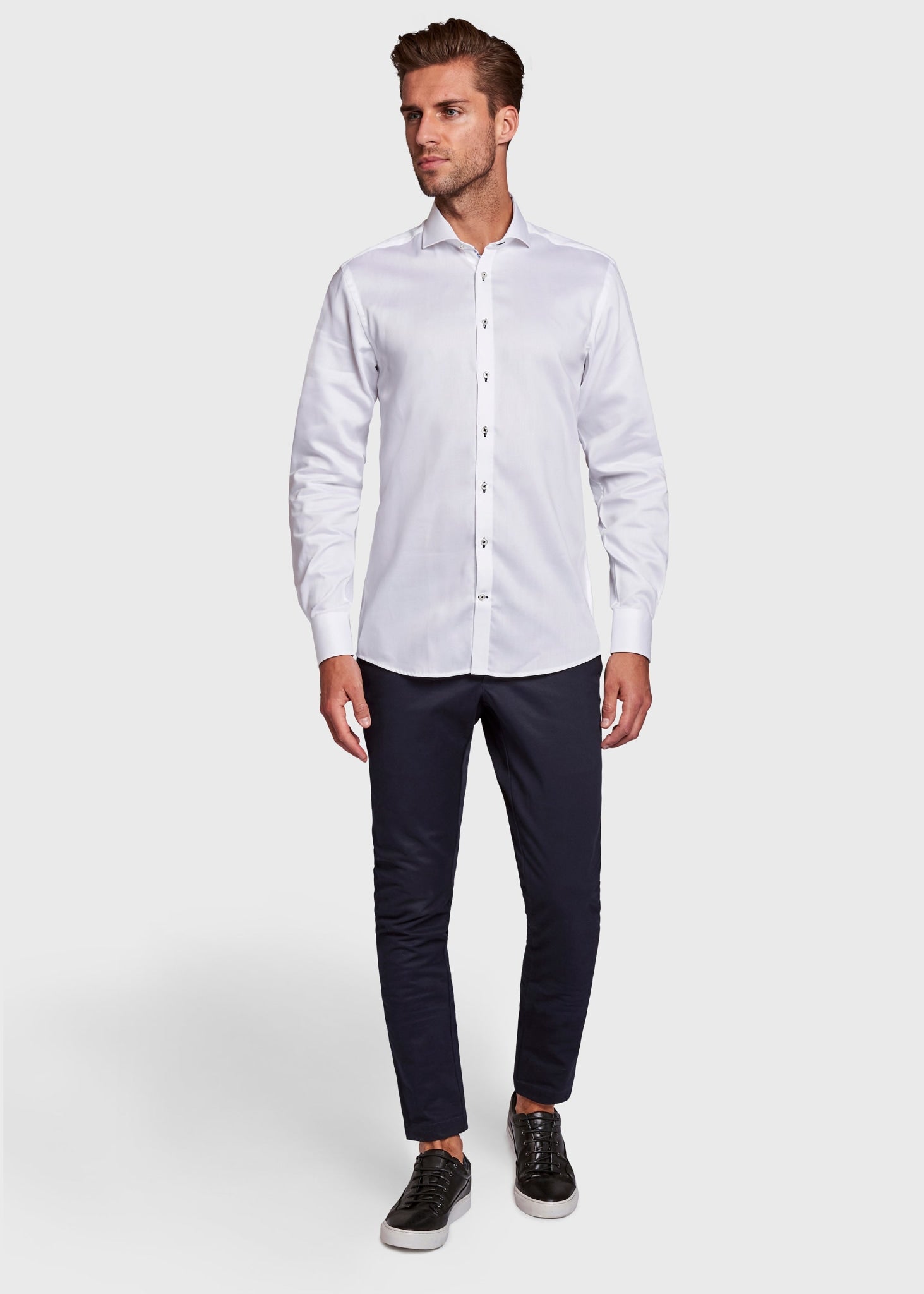 BS Ricci Modern Fit Shirt - White