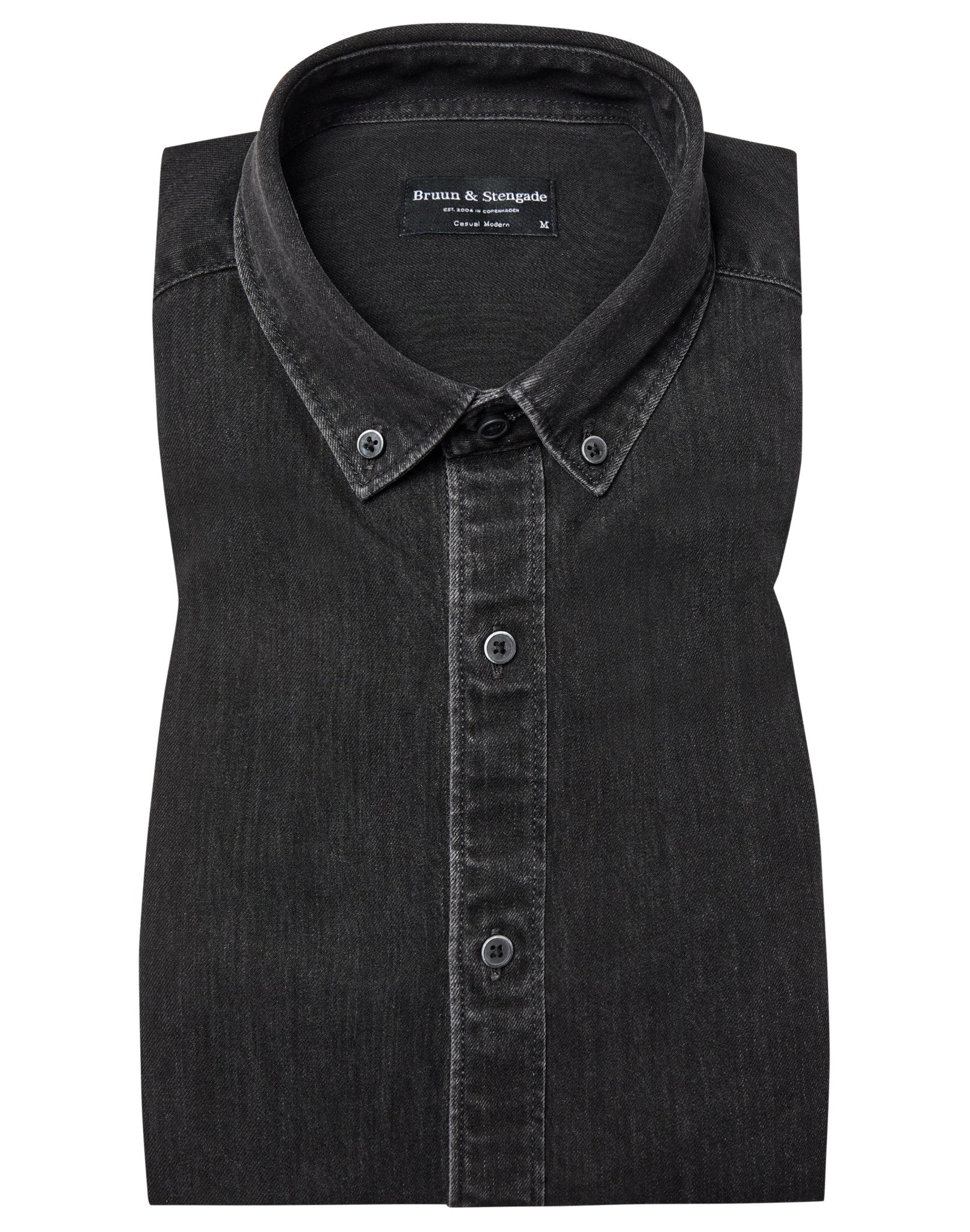 BS Sola casual modern fit Skjorte - Black