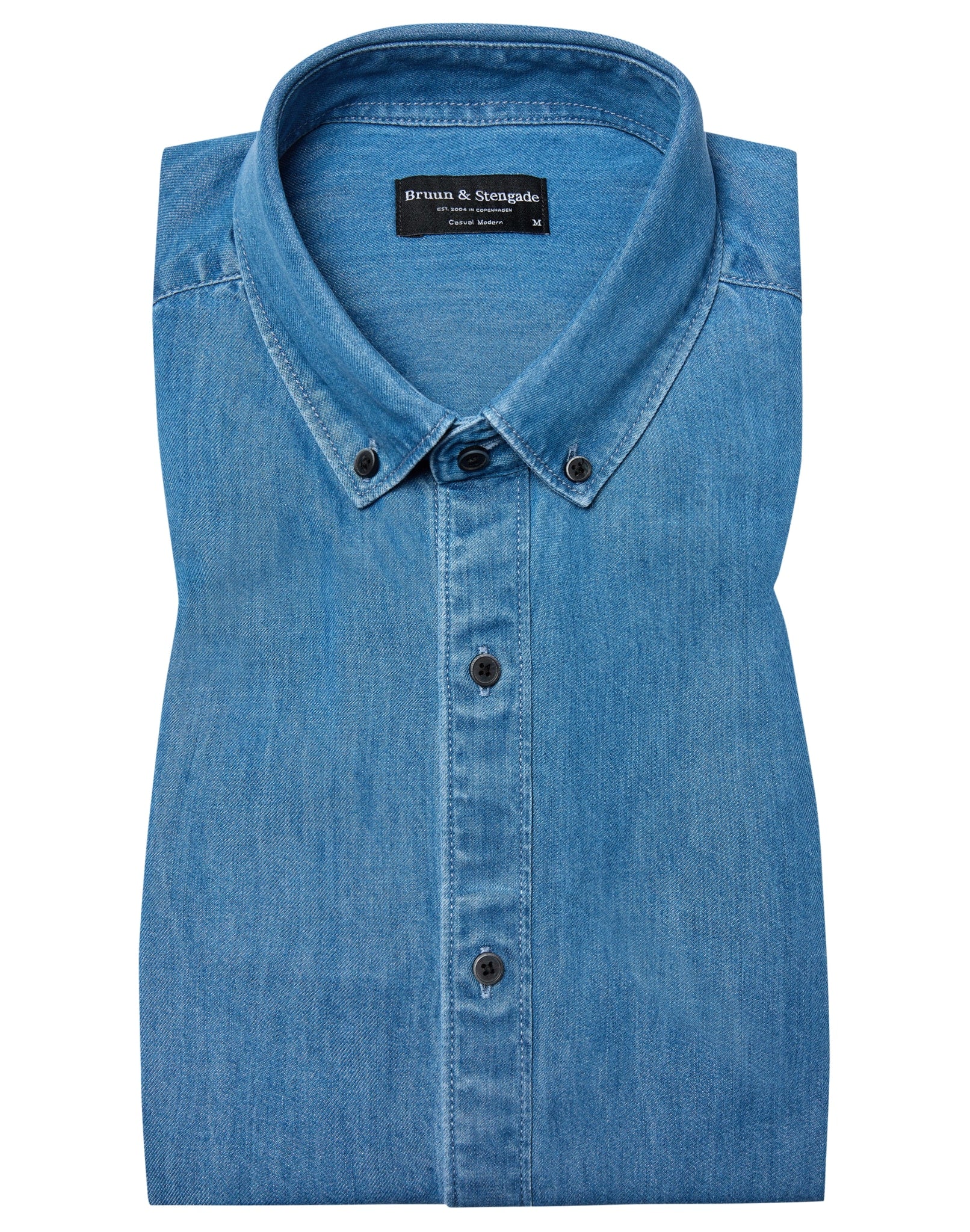 BS Sola casual modern fit Skjorte - Blue