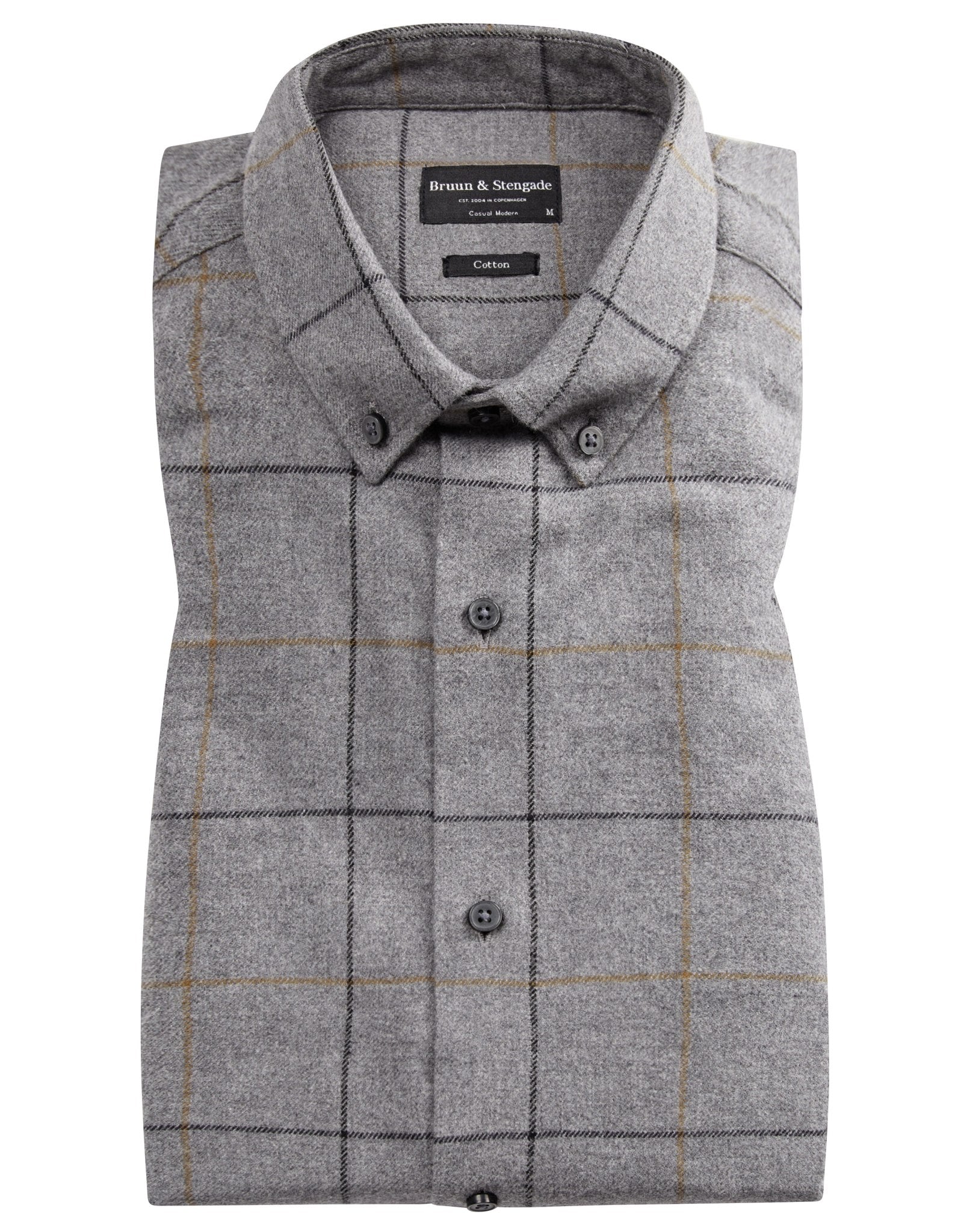 BS Frederiksstad casual modern fit Skjorte - Grey