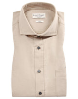 BS Halden casual slim fit shirt - Sand