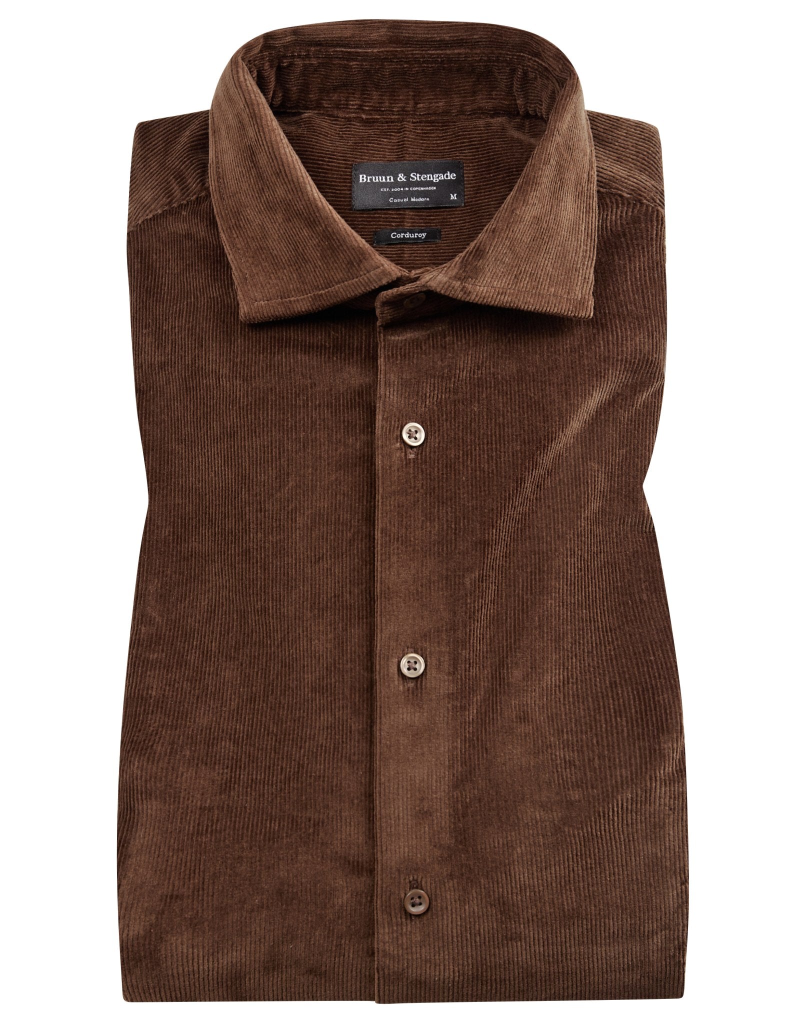 BS Horten casual modern fit Skjorte - Brown