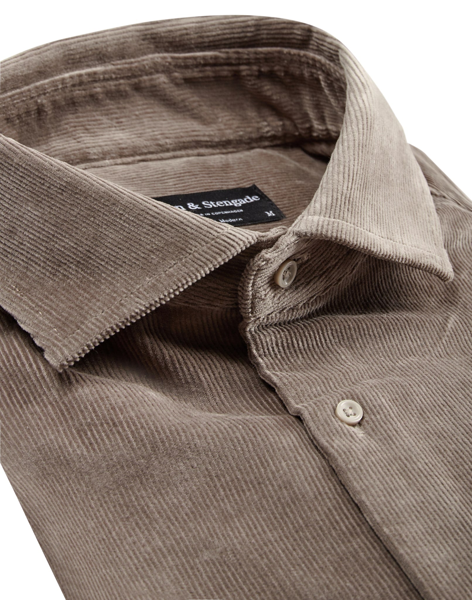 BS Horten casual modern fit Skjorte - Mud