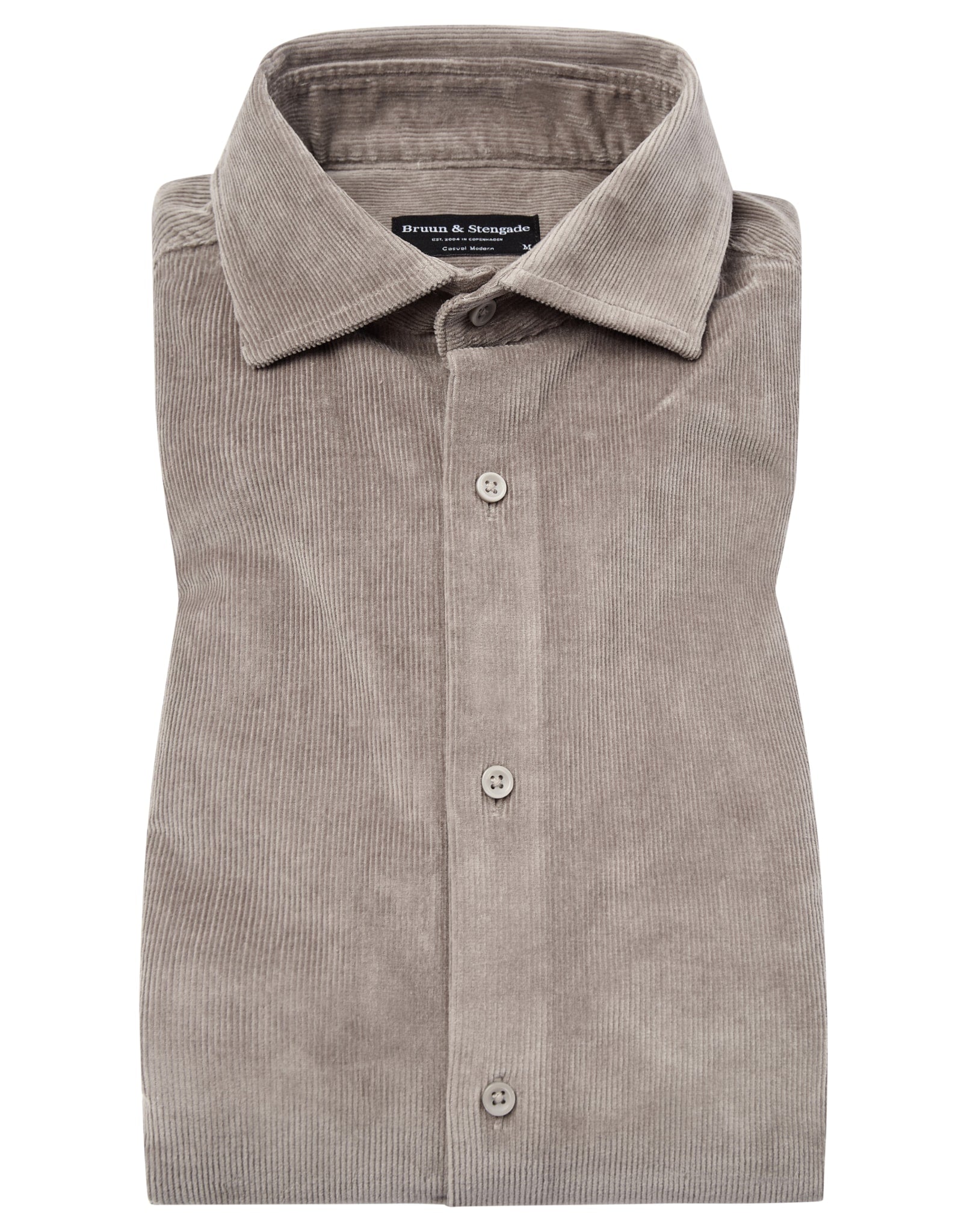 BS Horten casual modern fit Skjorte - Mud