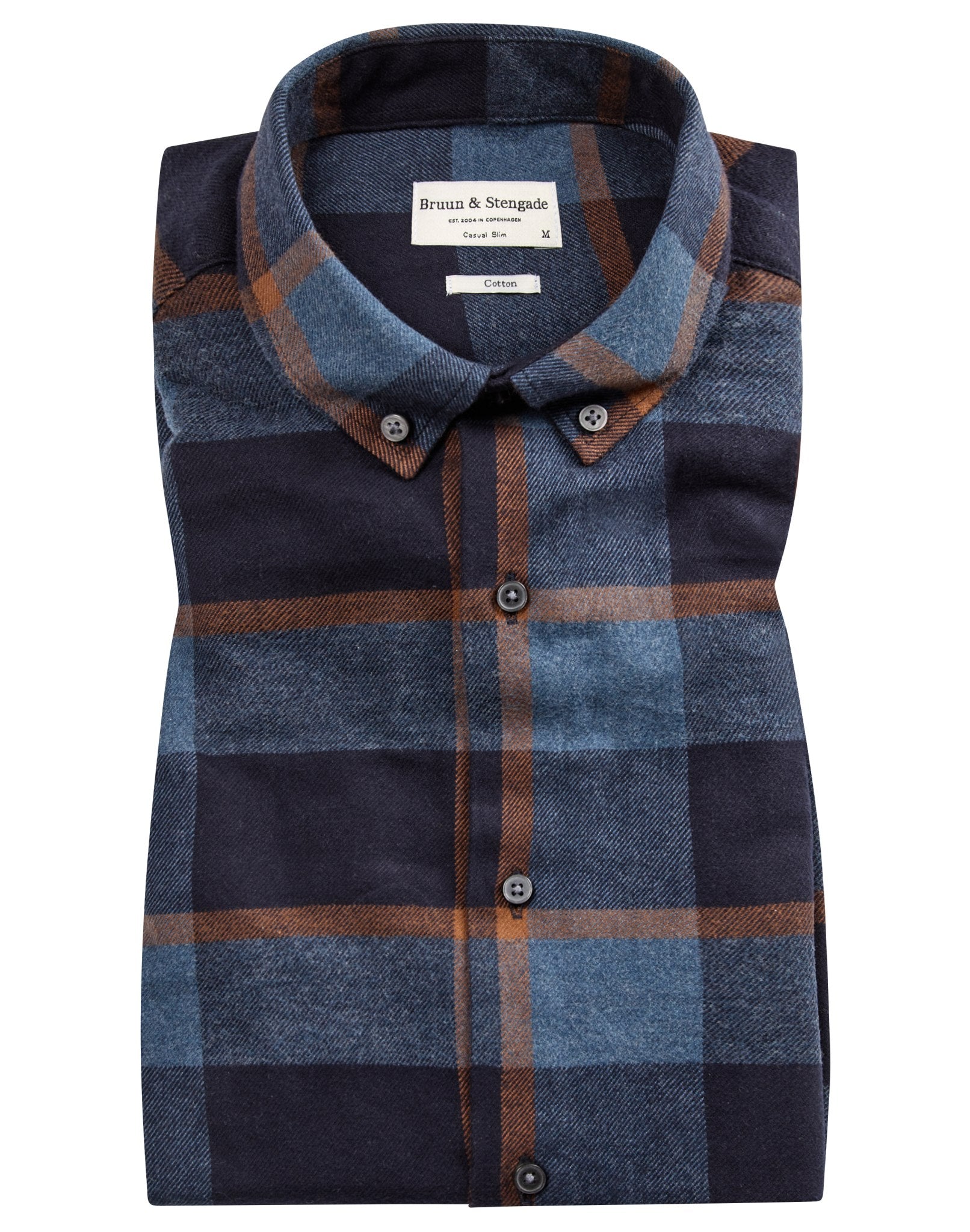 BS Lillestroem casual slim fit Skjorte - Dark Blue