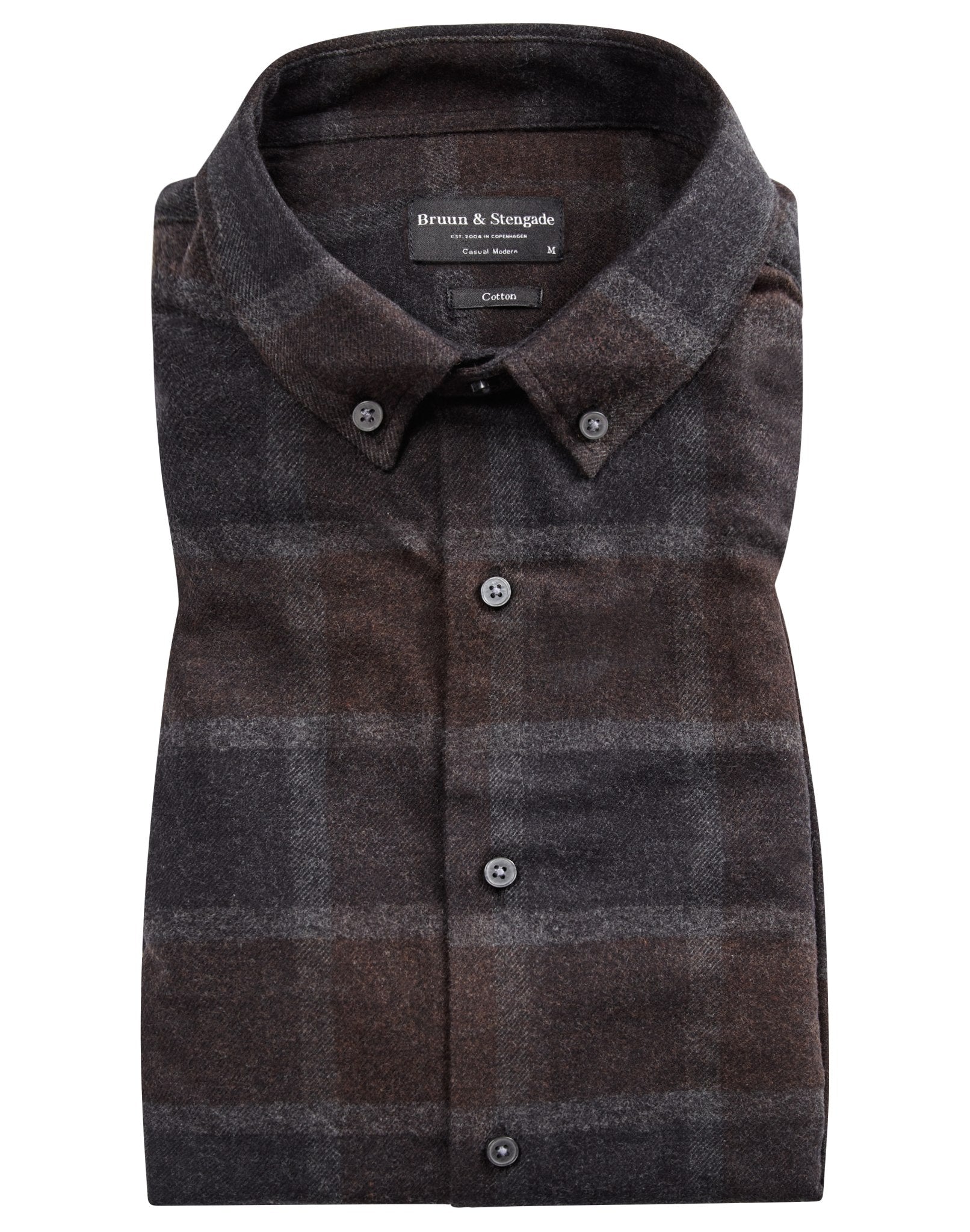 BS Stavanger casual modern fit Skjorte - Charcoal