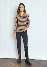 BS Eirin Regular Fit Knitwear - Brown/Black