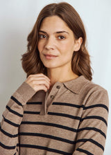 BS Eirin Regular Fit Knitwear - Brown/Black