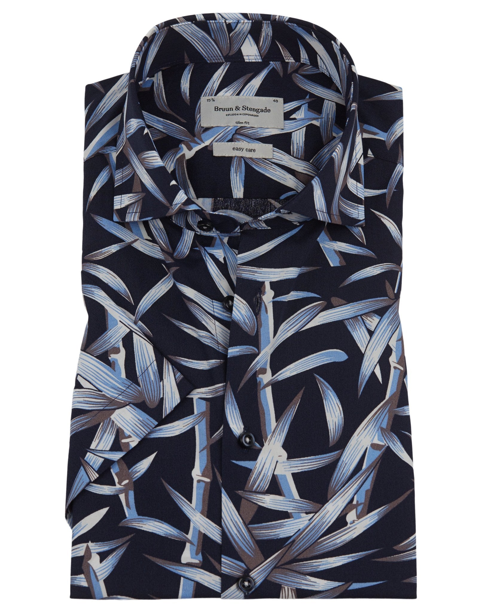 BS Bonanno Slim Fit Skjorte - Navy