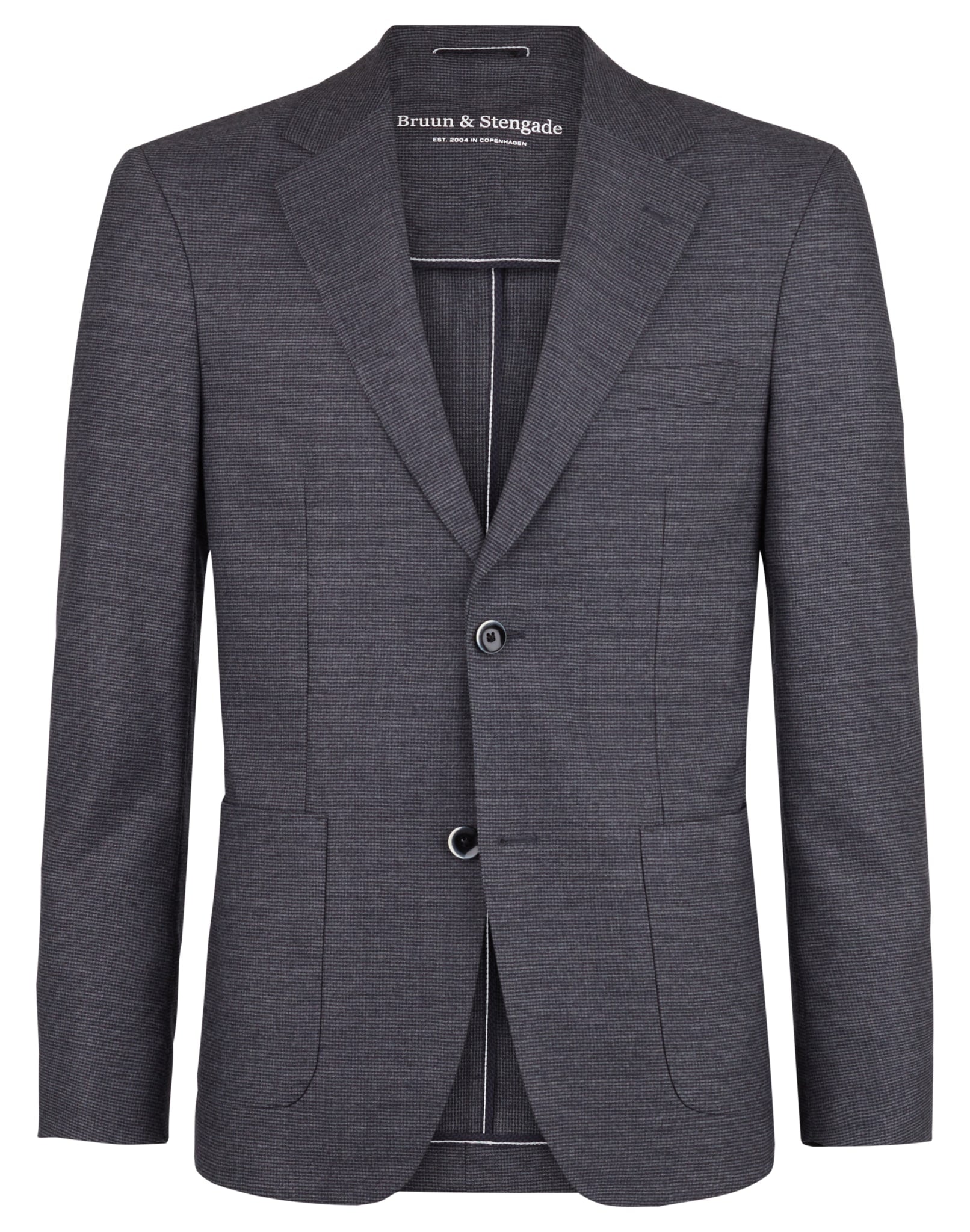 BS Castello Tailored Fit Blazer - Dark Grey