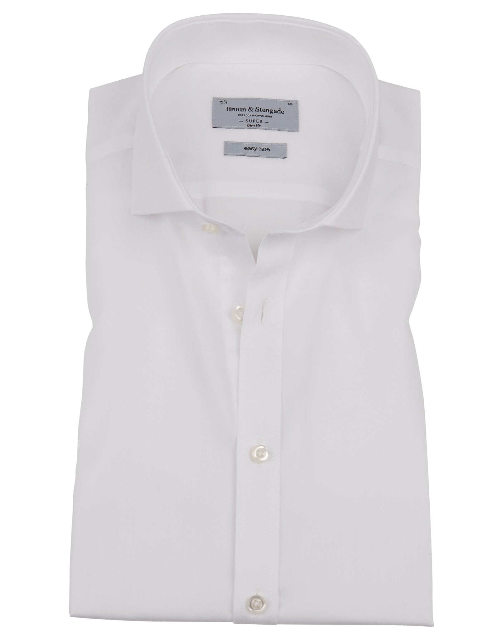 BS Donatello Super Slim Fit Shirt - White