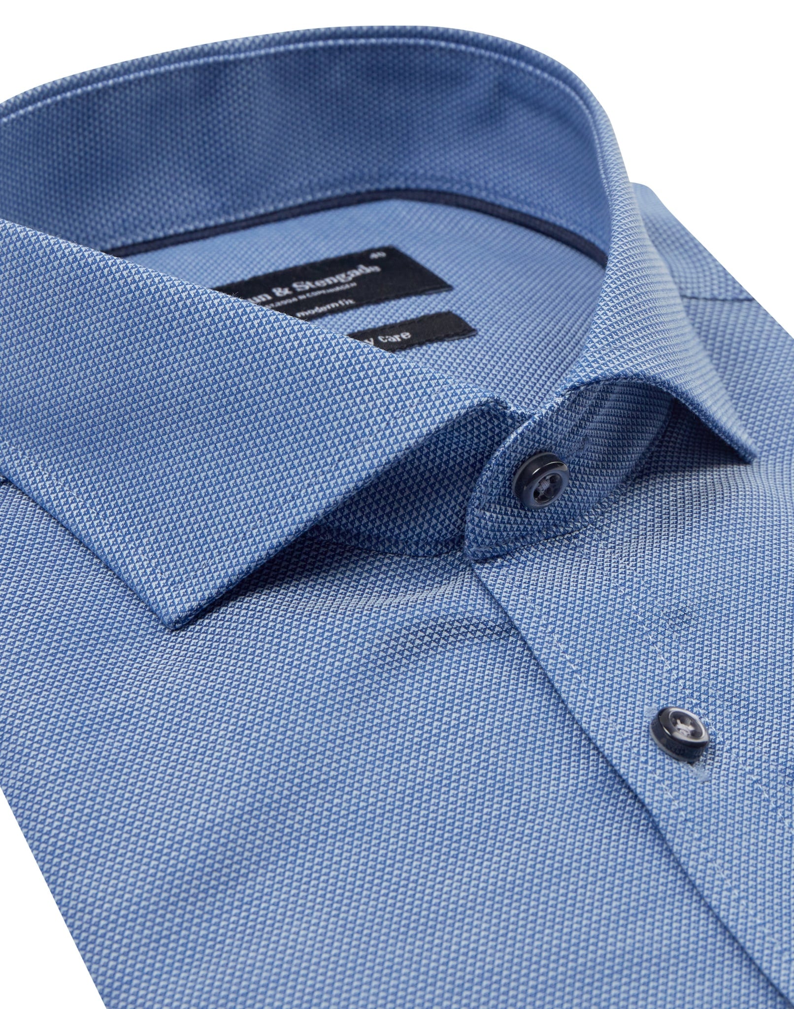 BS Dzeko Modern Fit Skjorte - Blue